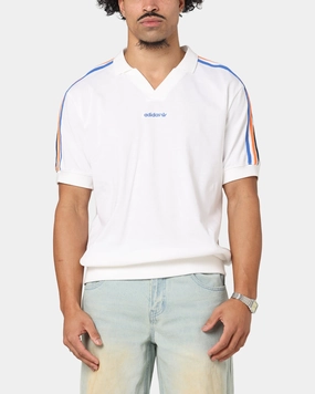 Classic Collar Adidas Polo T-Shirt White