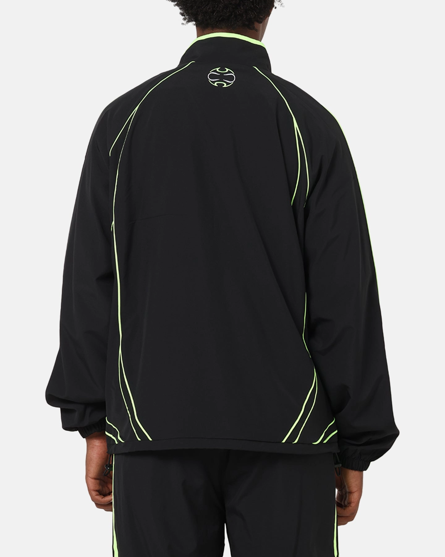 Propose Non Bulky Silhouette Adidas Teamgeist Adicolor Track Jacket Black/Green