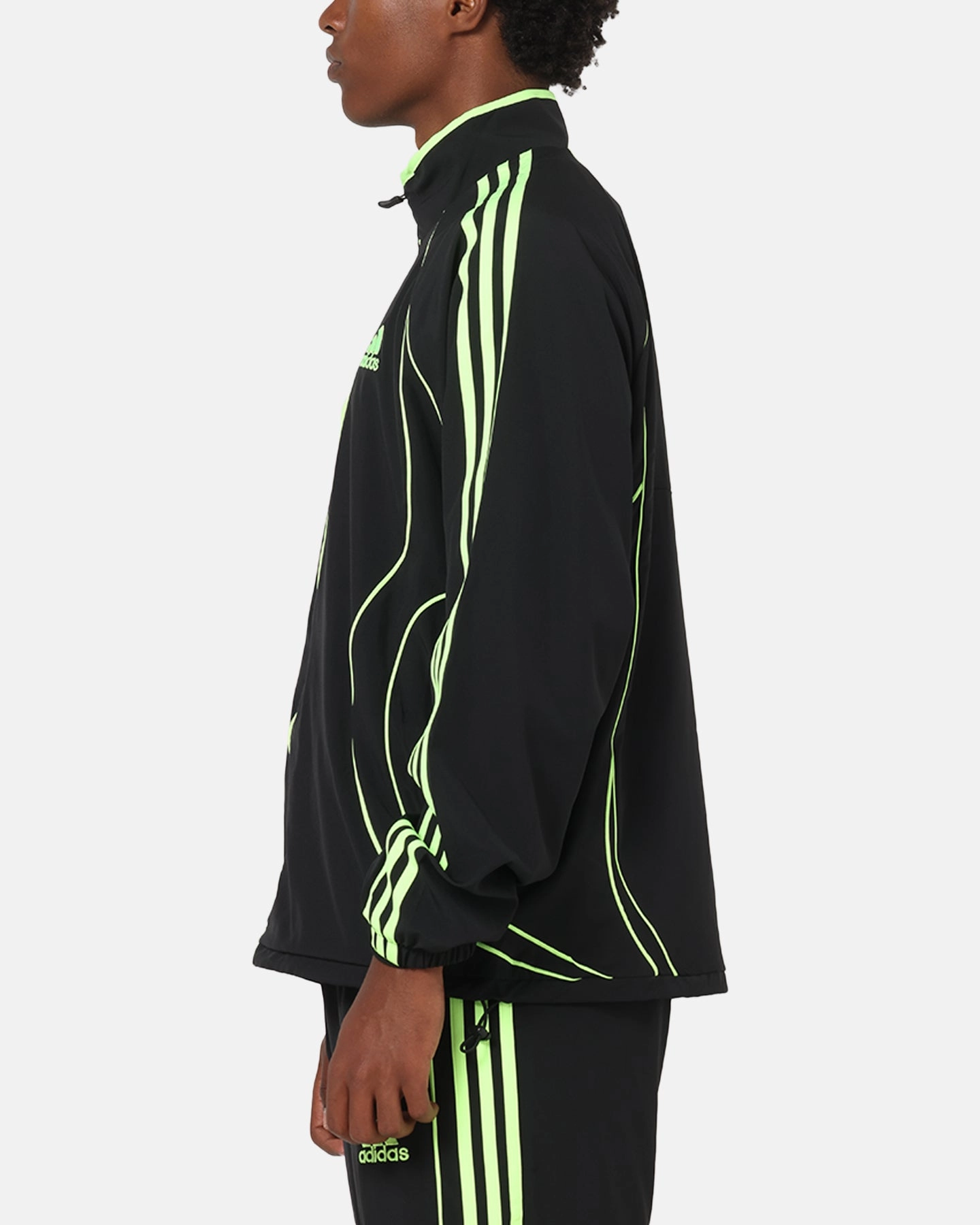 Goggles Layered construction Adidas Teamgeist Adicolor Track Jacket Black/Green