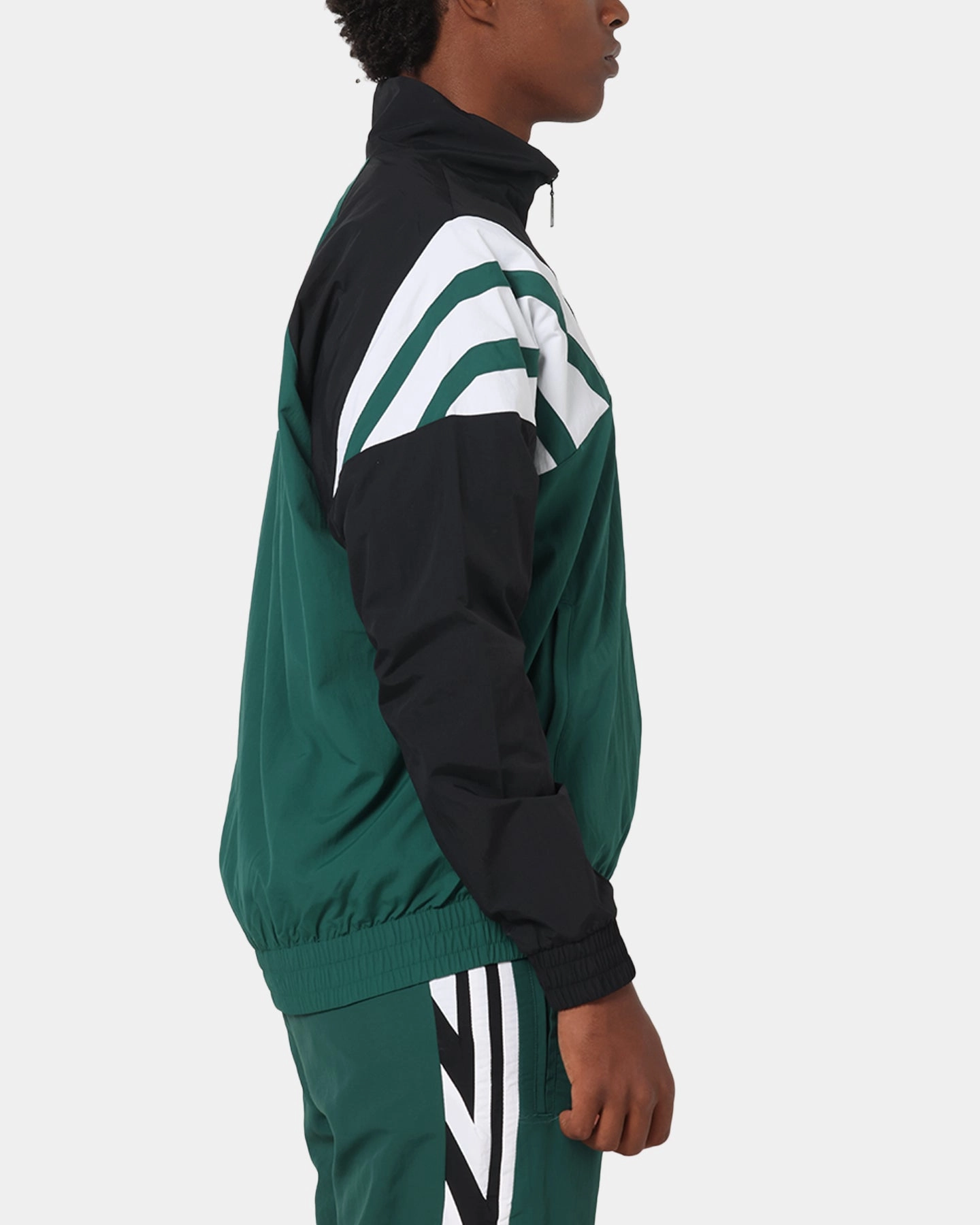 Oversized HiddenStorage Adidas Track Jacket Green/Black