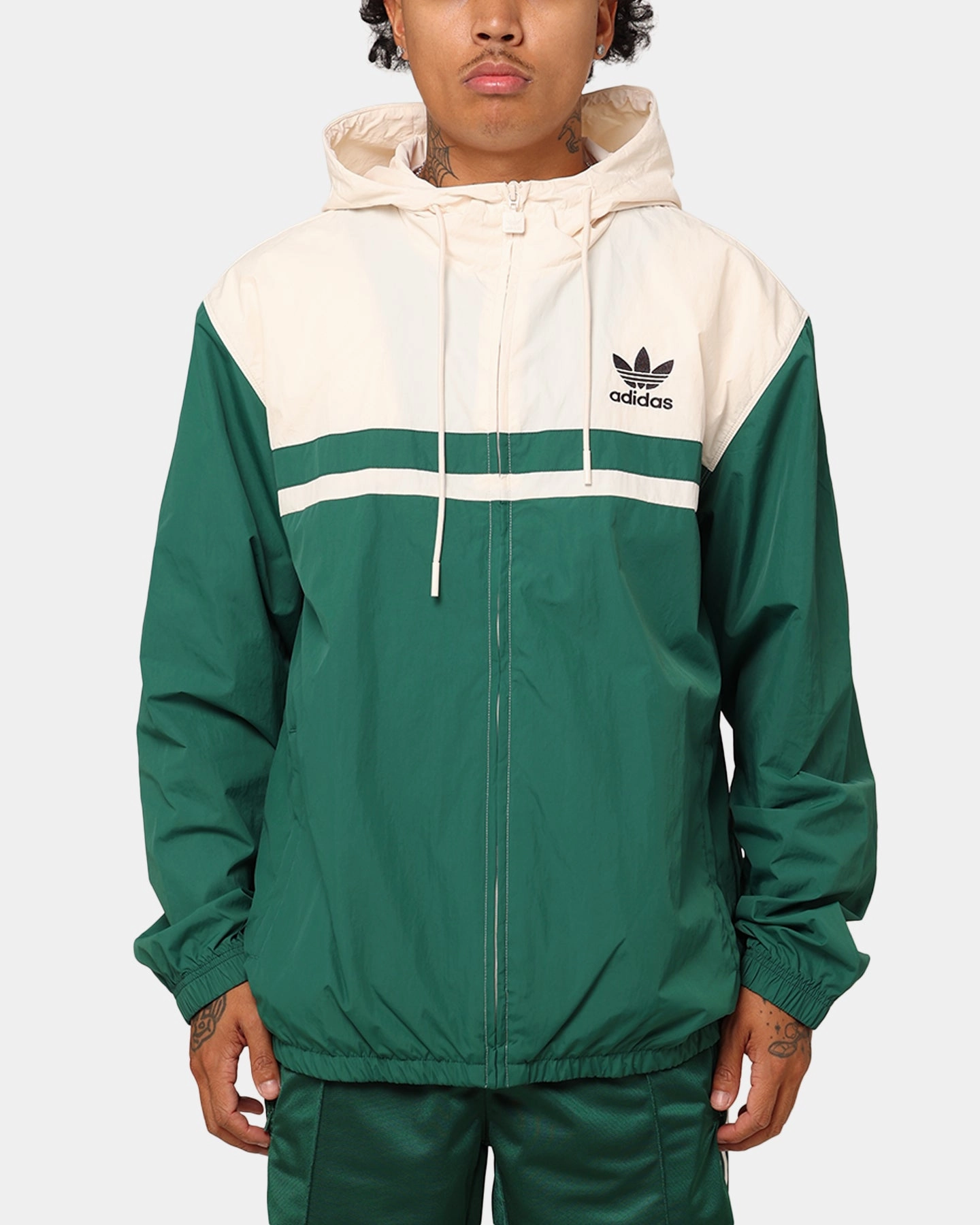 Hope Street Function Adidas Windbreaker Jacket Green