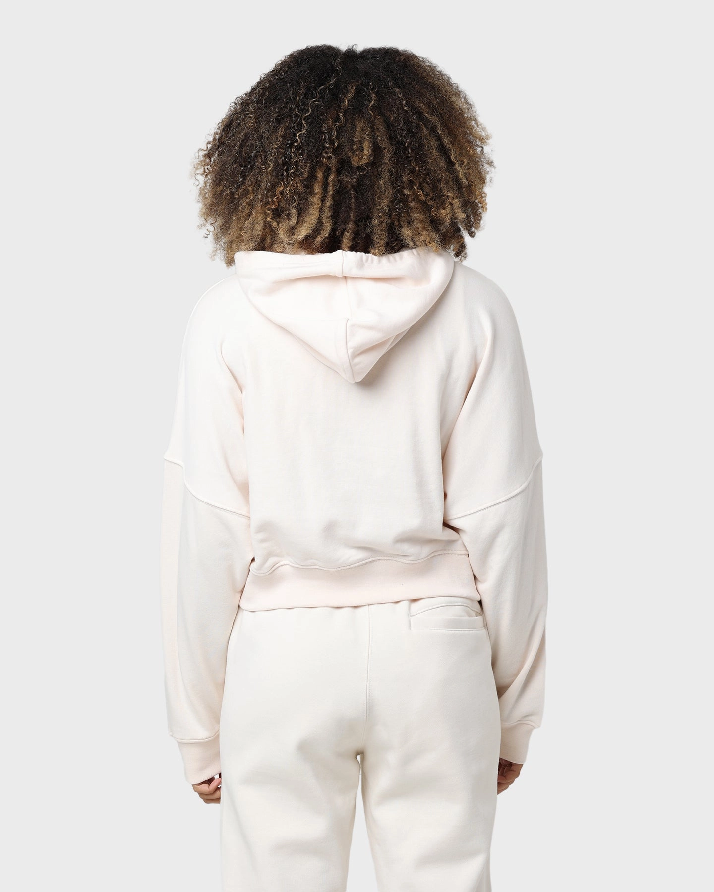 Adidas Women's Cropped Hoodie Wonder White farmers