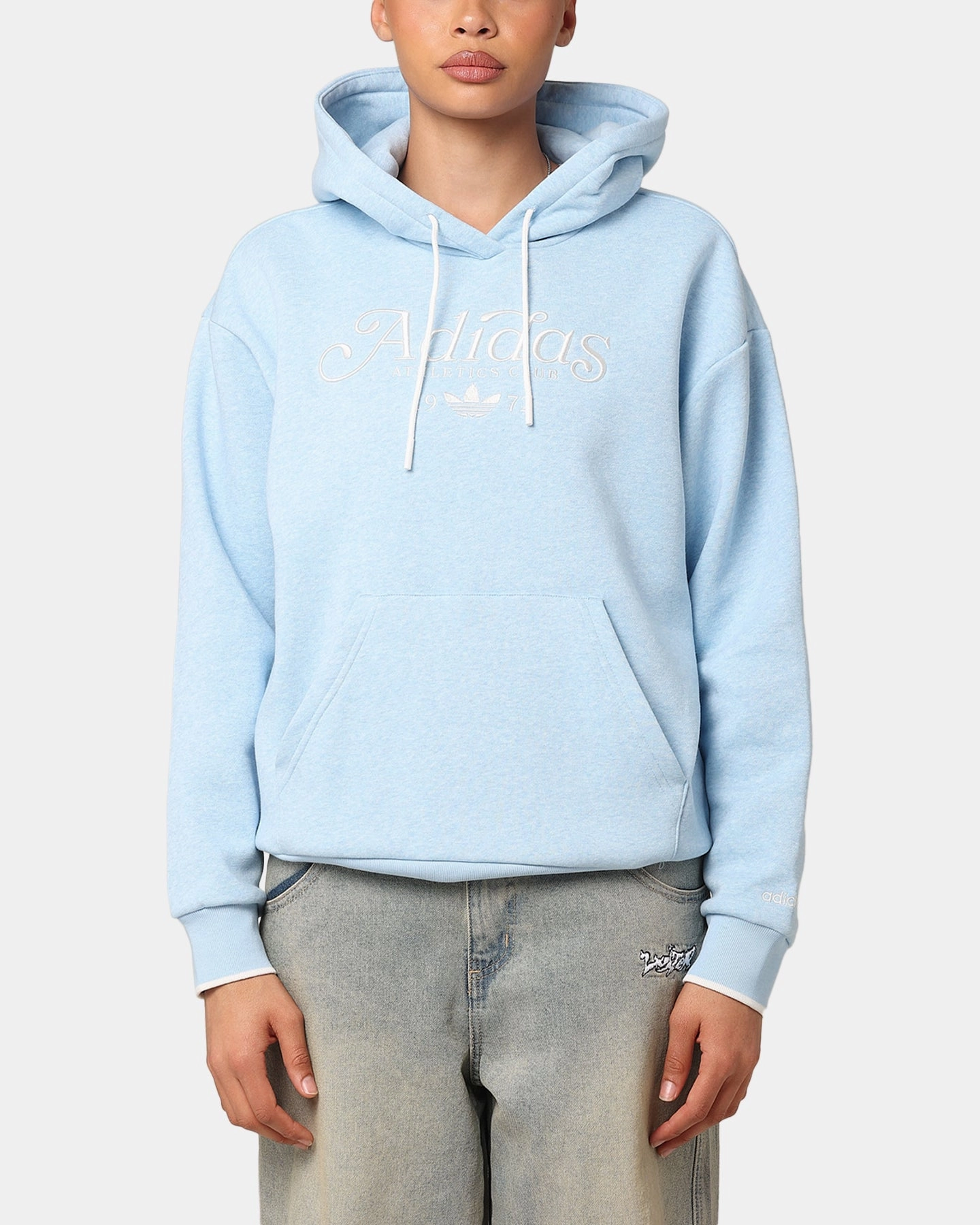 Adidas Women's Graphic Hoodie Clear Sky Mel Fresh Appeal