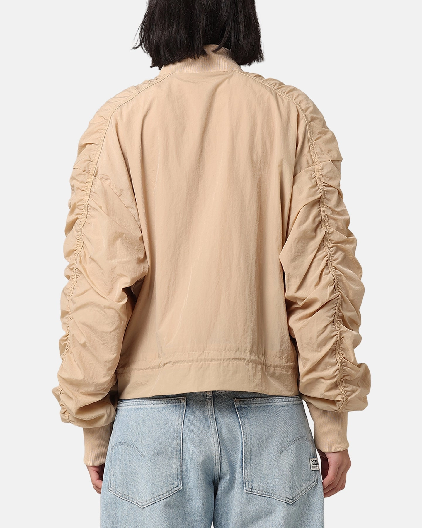 Insulated Lining Adidas Women's Light Weight Bomber Jacket Magic Beige