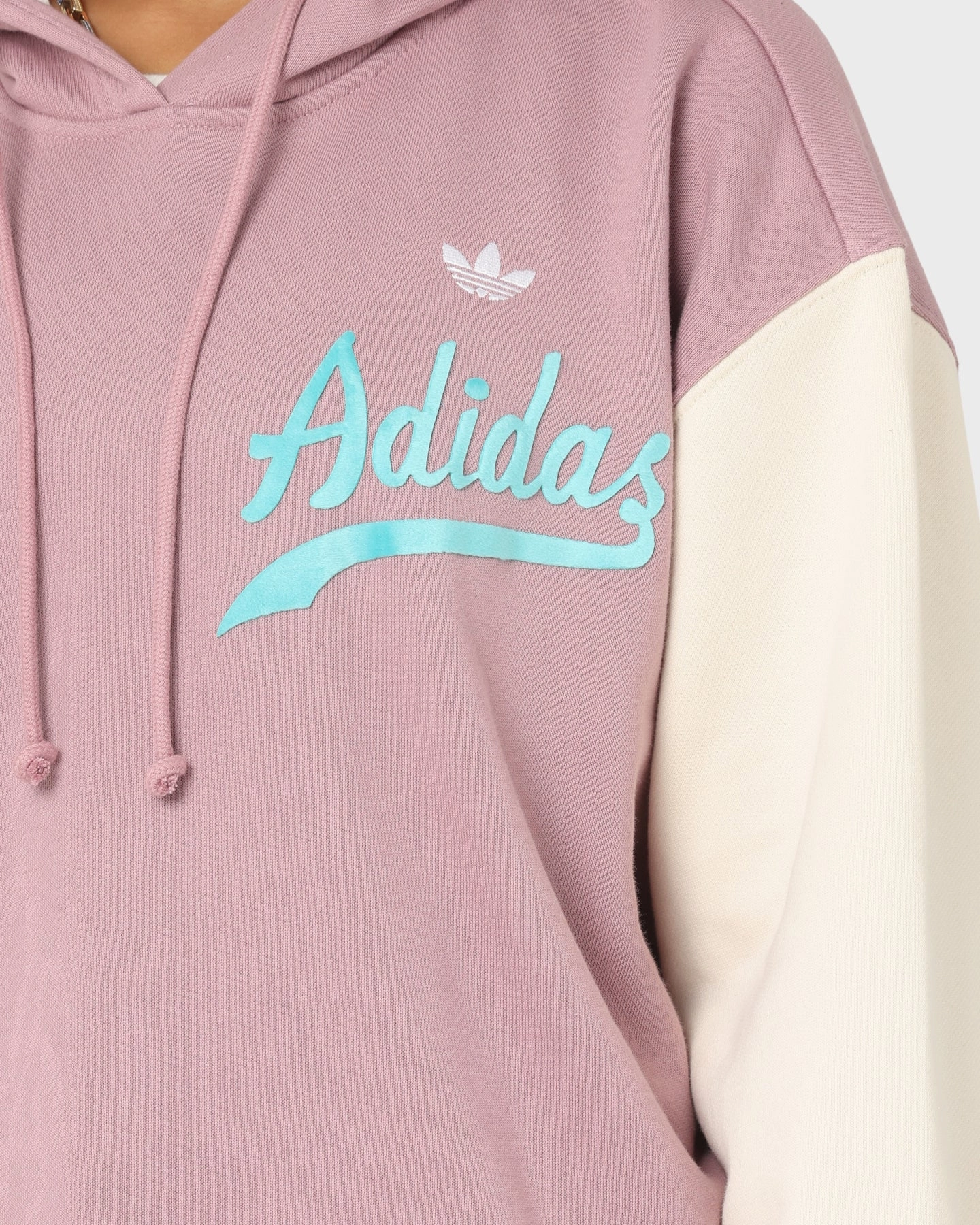 Insulated Comfort Adidas Women's Modern B-Ball Hoodie Magic Mauve/Wonder White