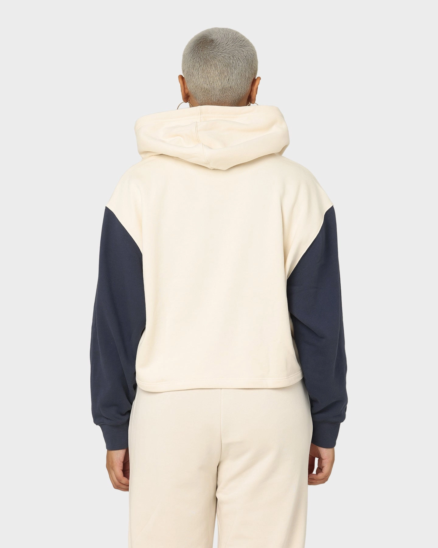 suitable for autumn festivals Adidas Women's Modern B-Ball Hoodie Wonder White/Shadow Navy