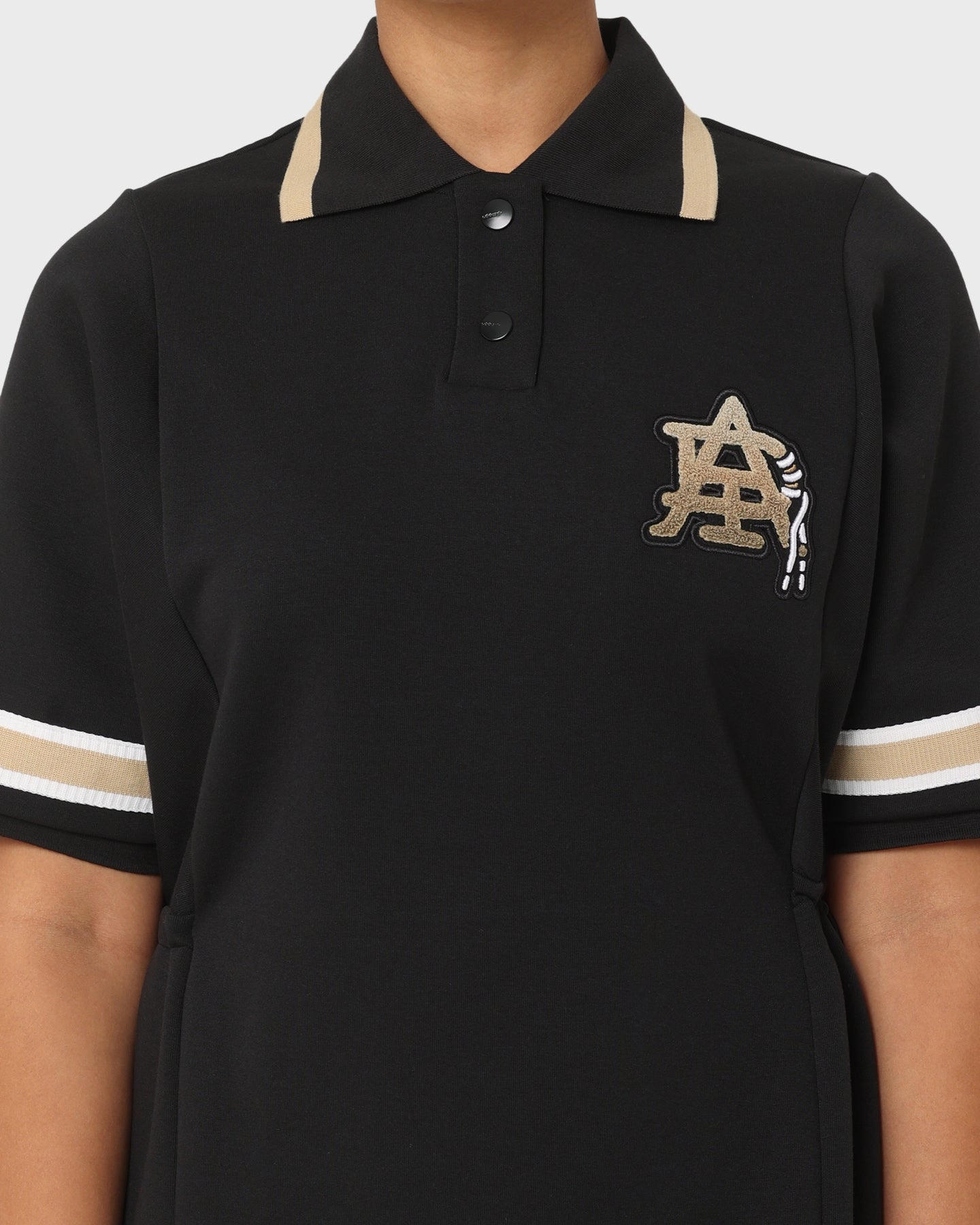 Learn Circulate Adidas Women's Modern Collegiate Polo Dress Black