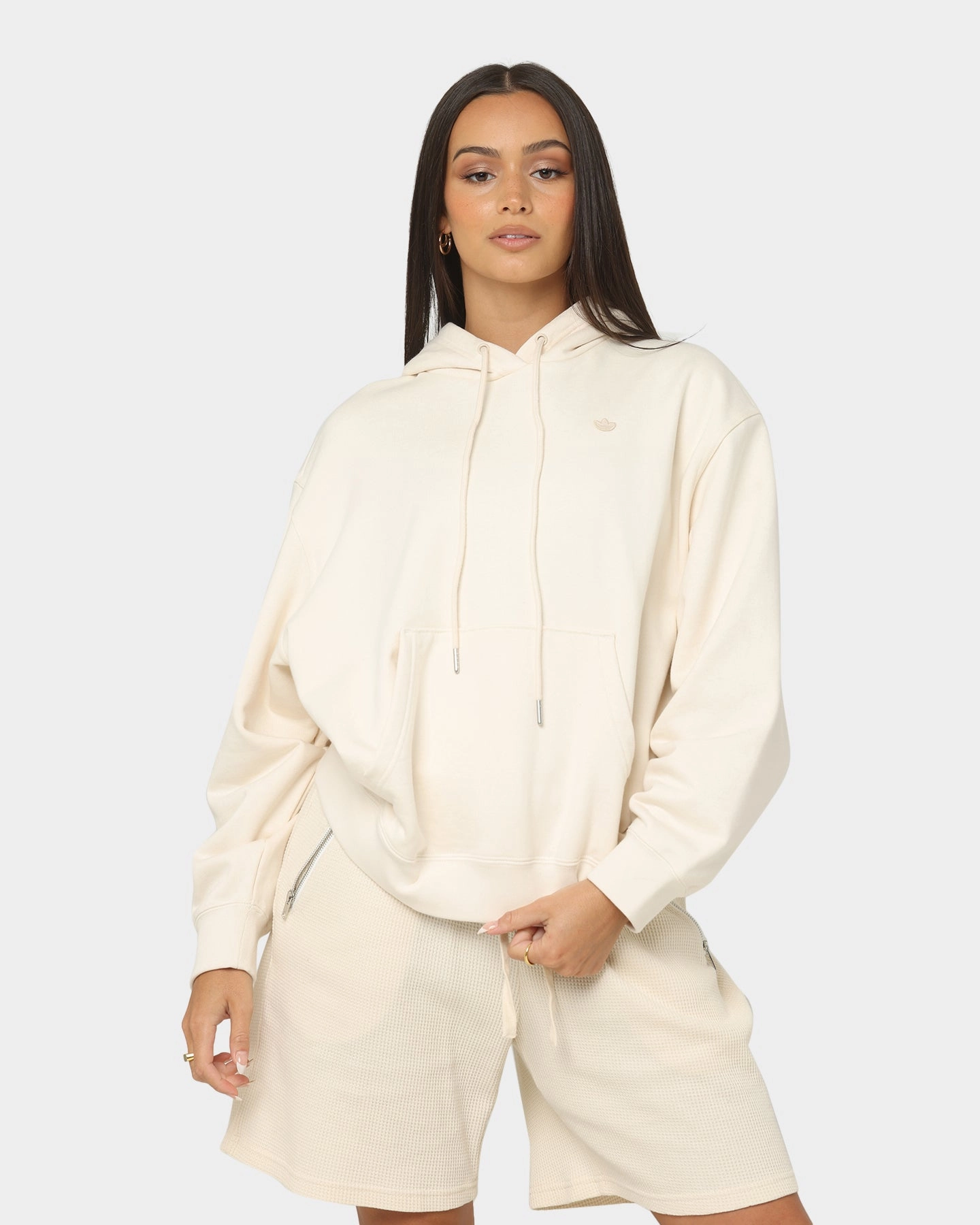 Adidas Women's No Dye Hoodie Non-Dye Prom
