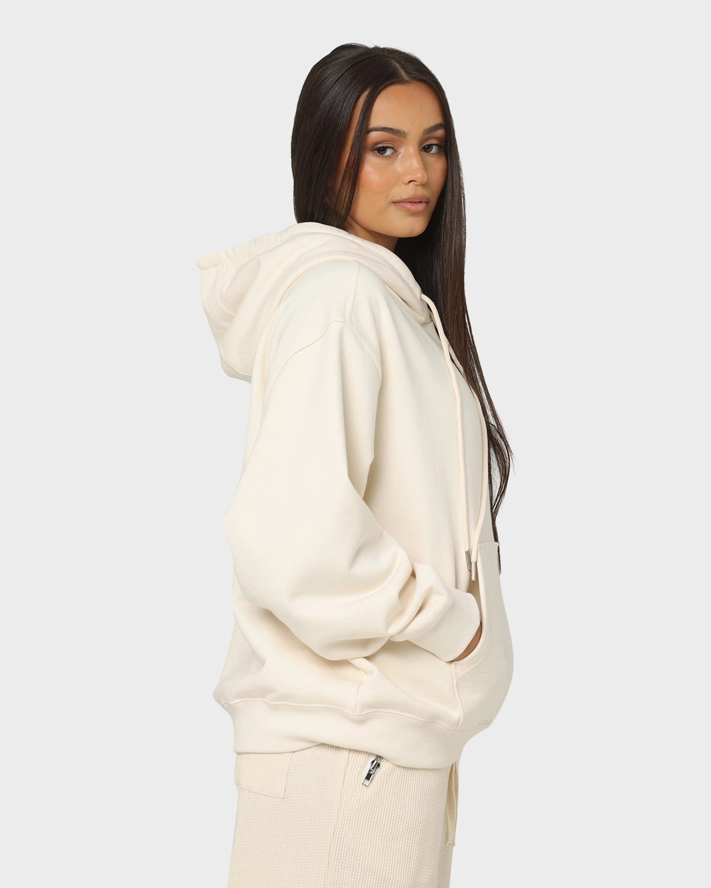 Biker Unique Piece Adidas Women's No Dye Hoodie Non-Dye