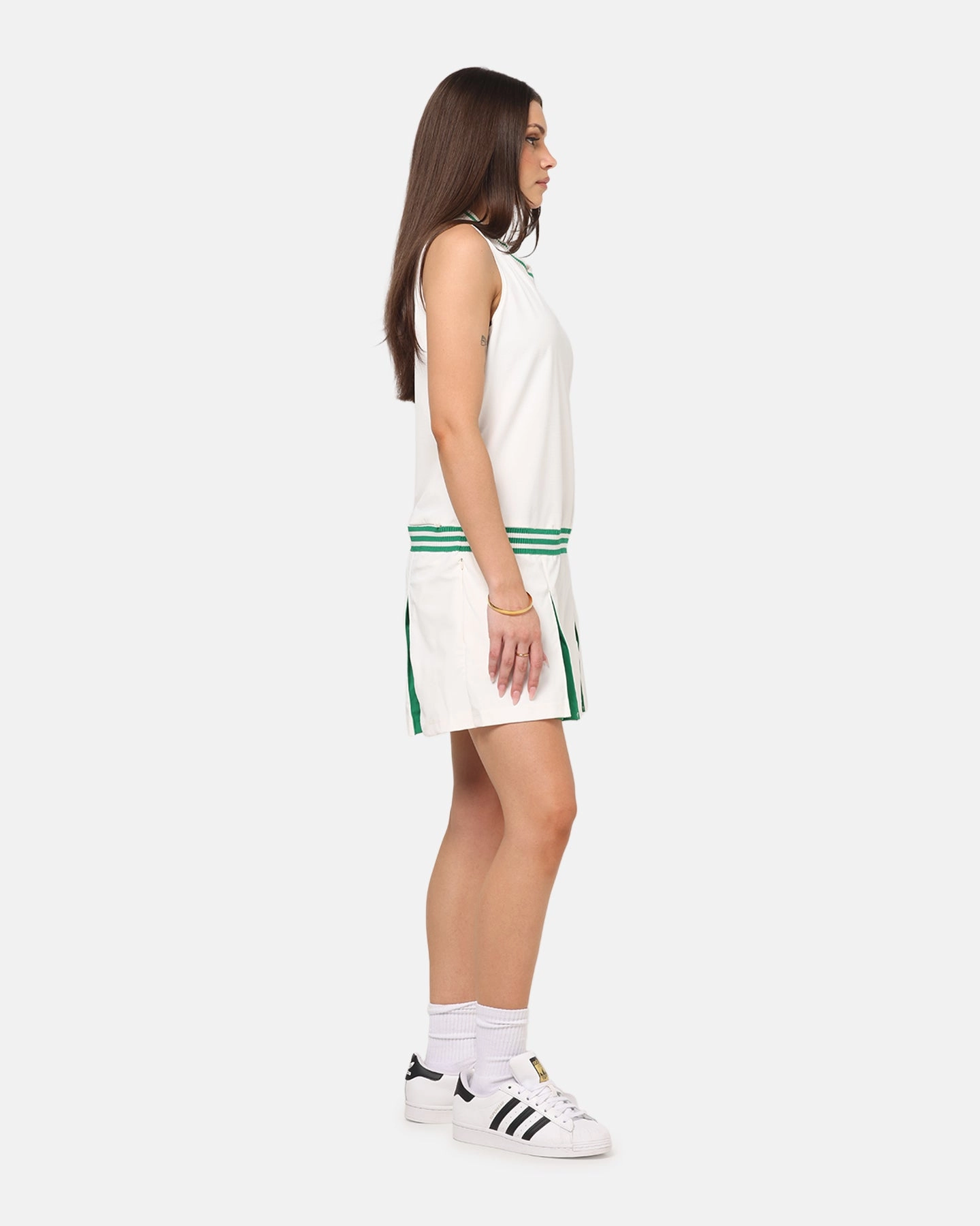Adidas Women's Originals Dress Chalk White Heritage-Brand