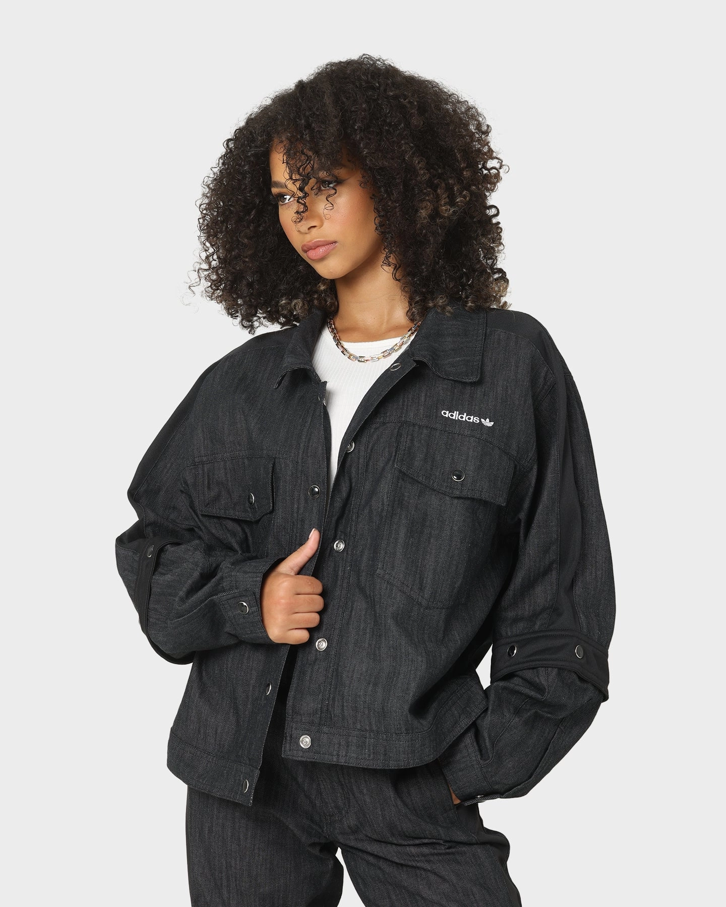 Adidas Women's Track Top Black Seamless Integration