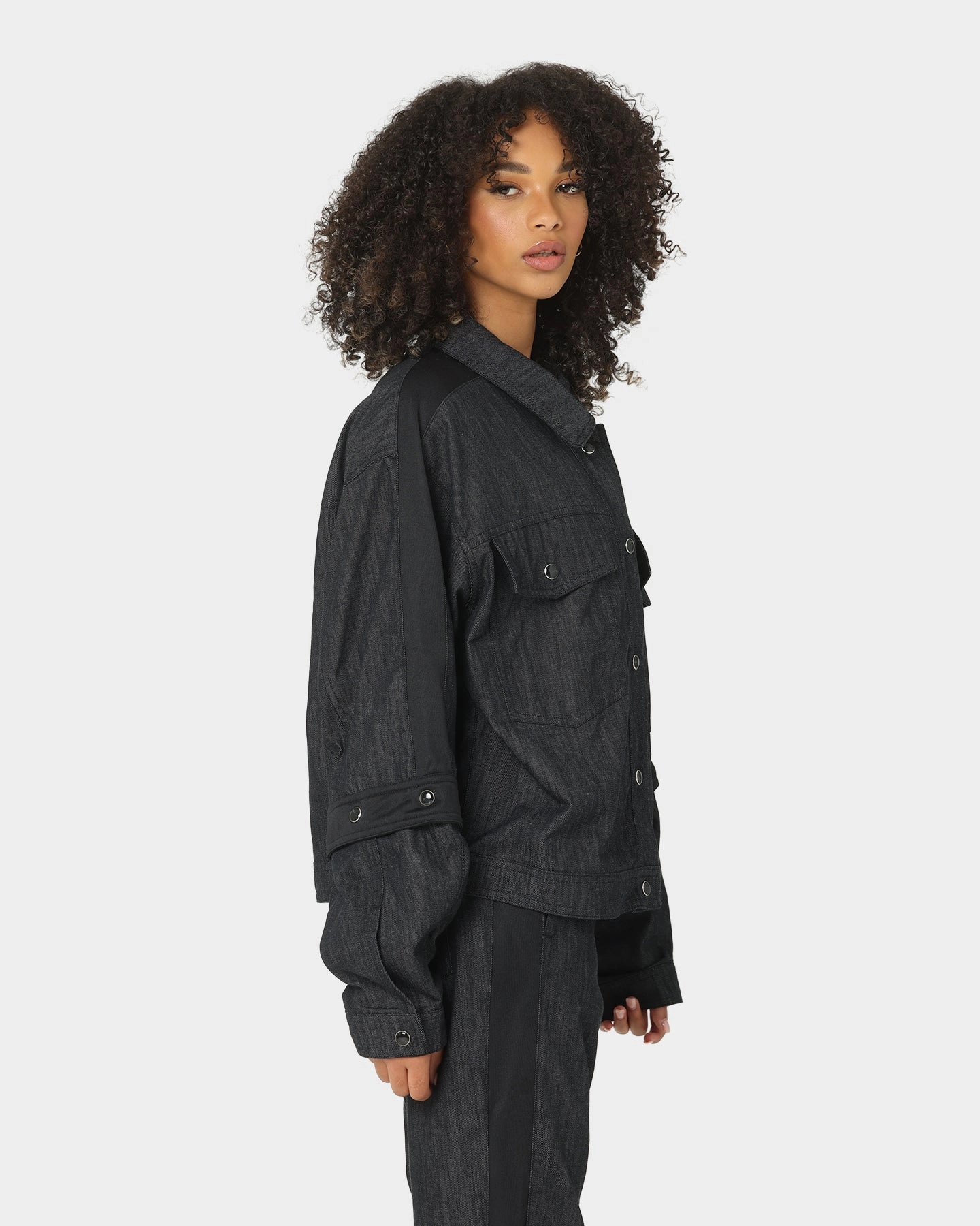 Laser Cut Perforations Adidas Women's Track Top Black