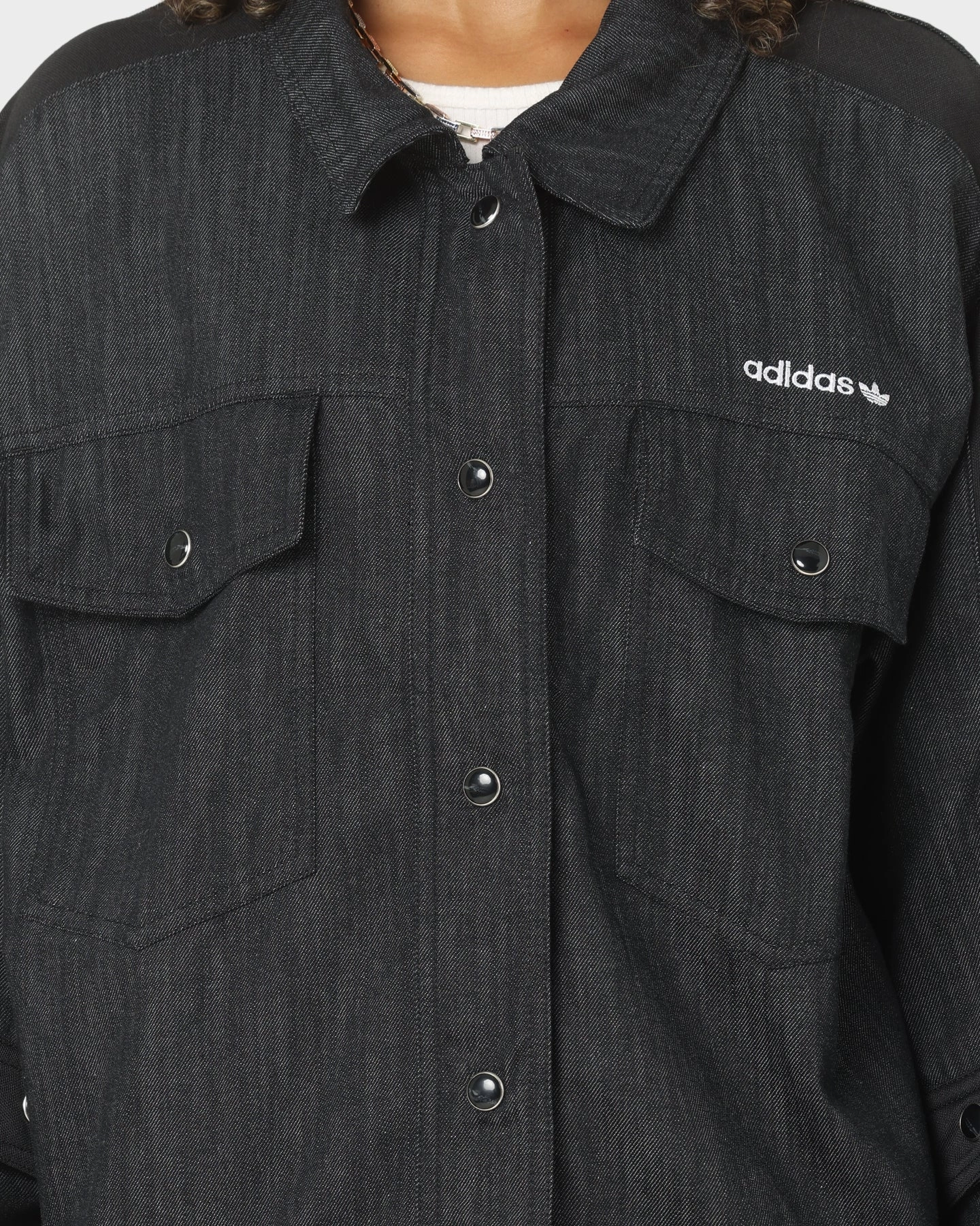 Adidas Women's Track Top Black baristas