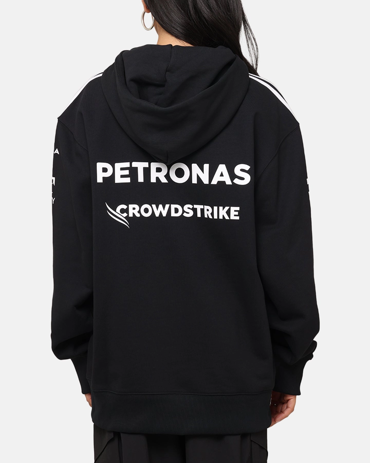 Badge adidas x Mercedes-AMG PETRONAS Formula One F1 2025 Team Hoodie Black/White