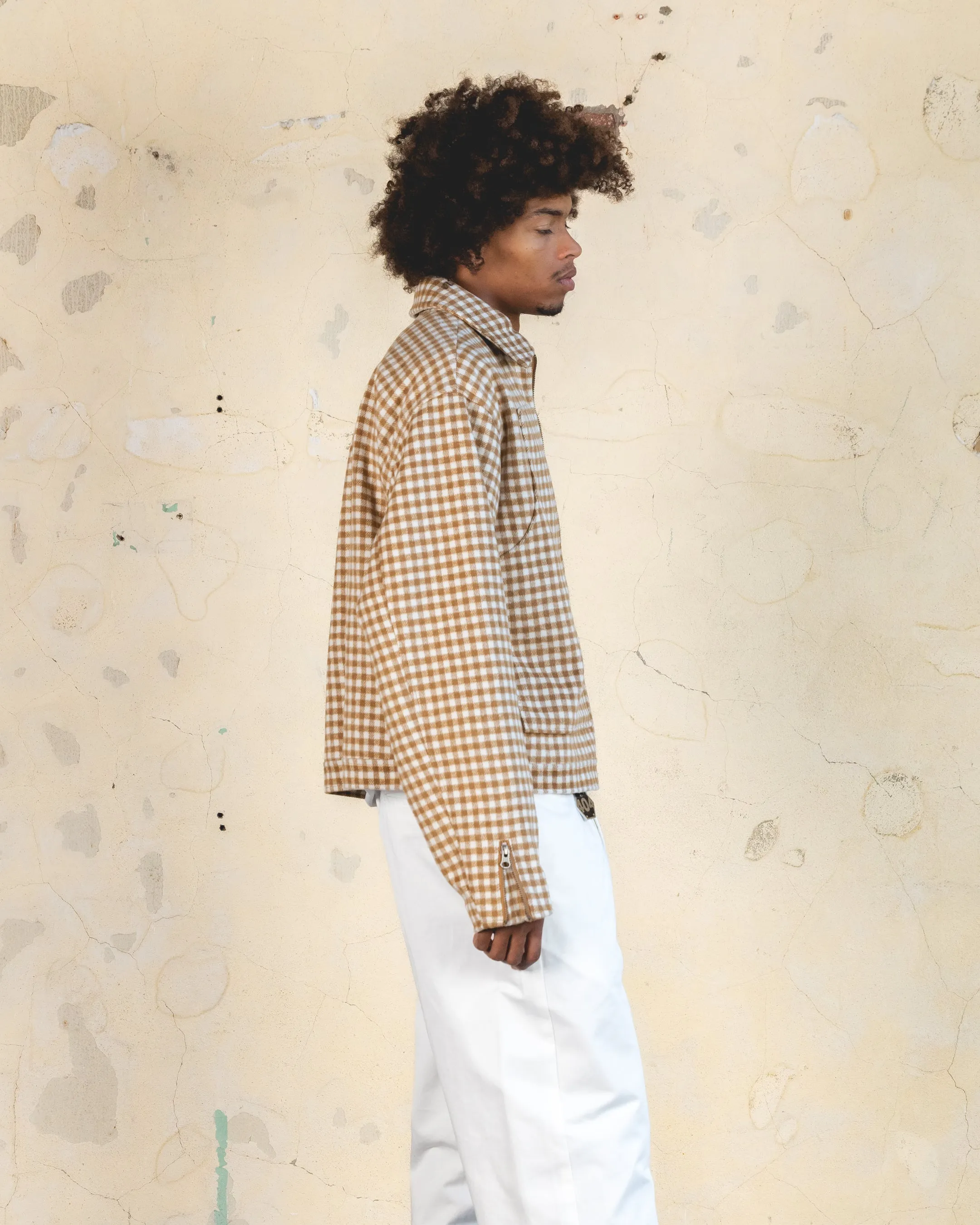 High-Performance Jacket Stylish Protection 404 Studio Cropped Jacket Brown/Tan