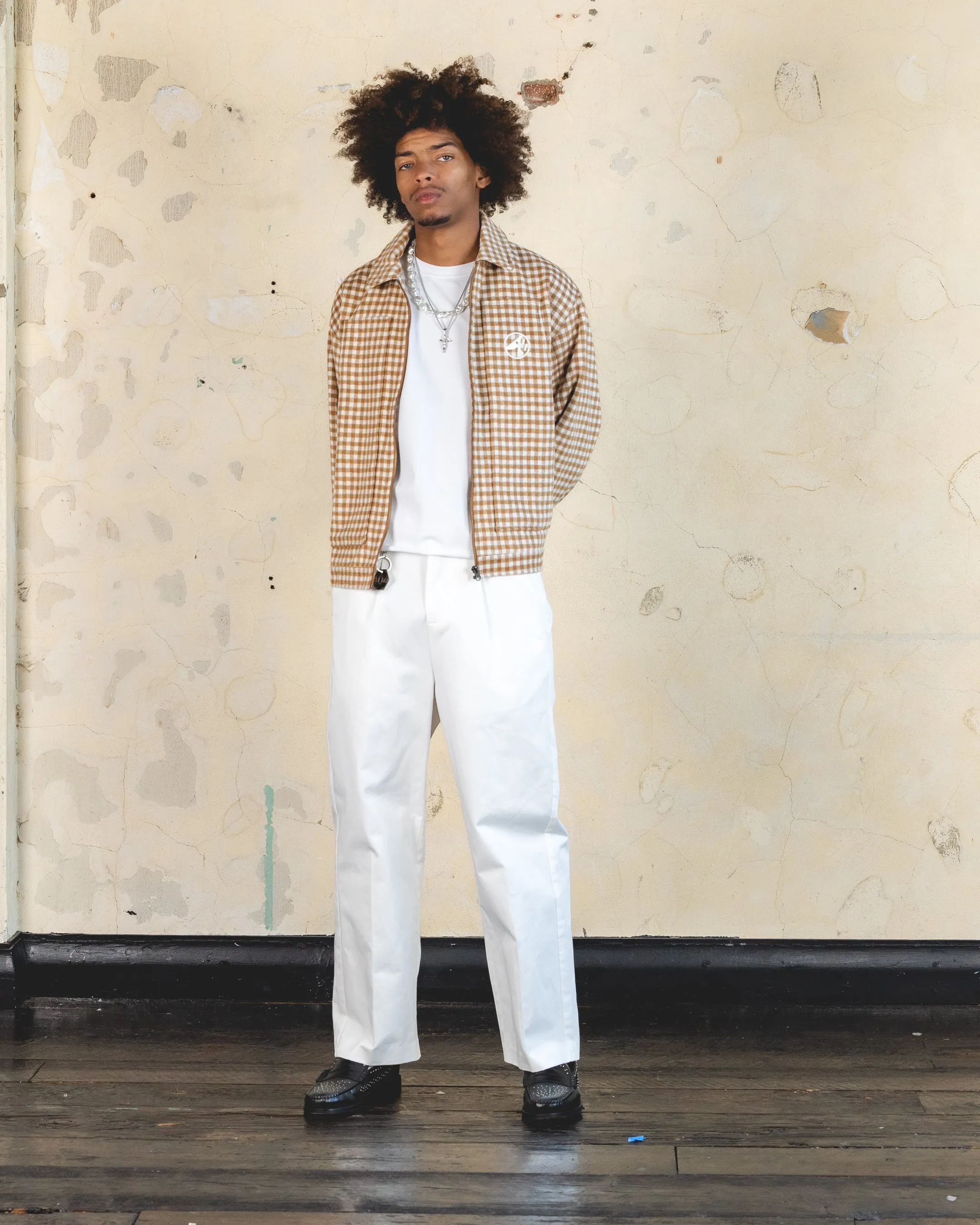 Record Debit 404 Studio Cropped Jacket Brown/Tan