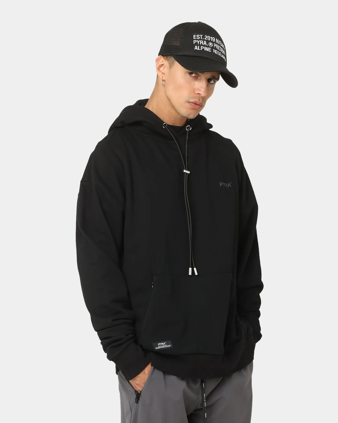 PYRA Flame Hood Black/Black NonRestrictive Armholes Ability