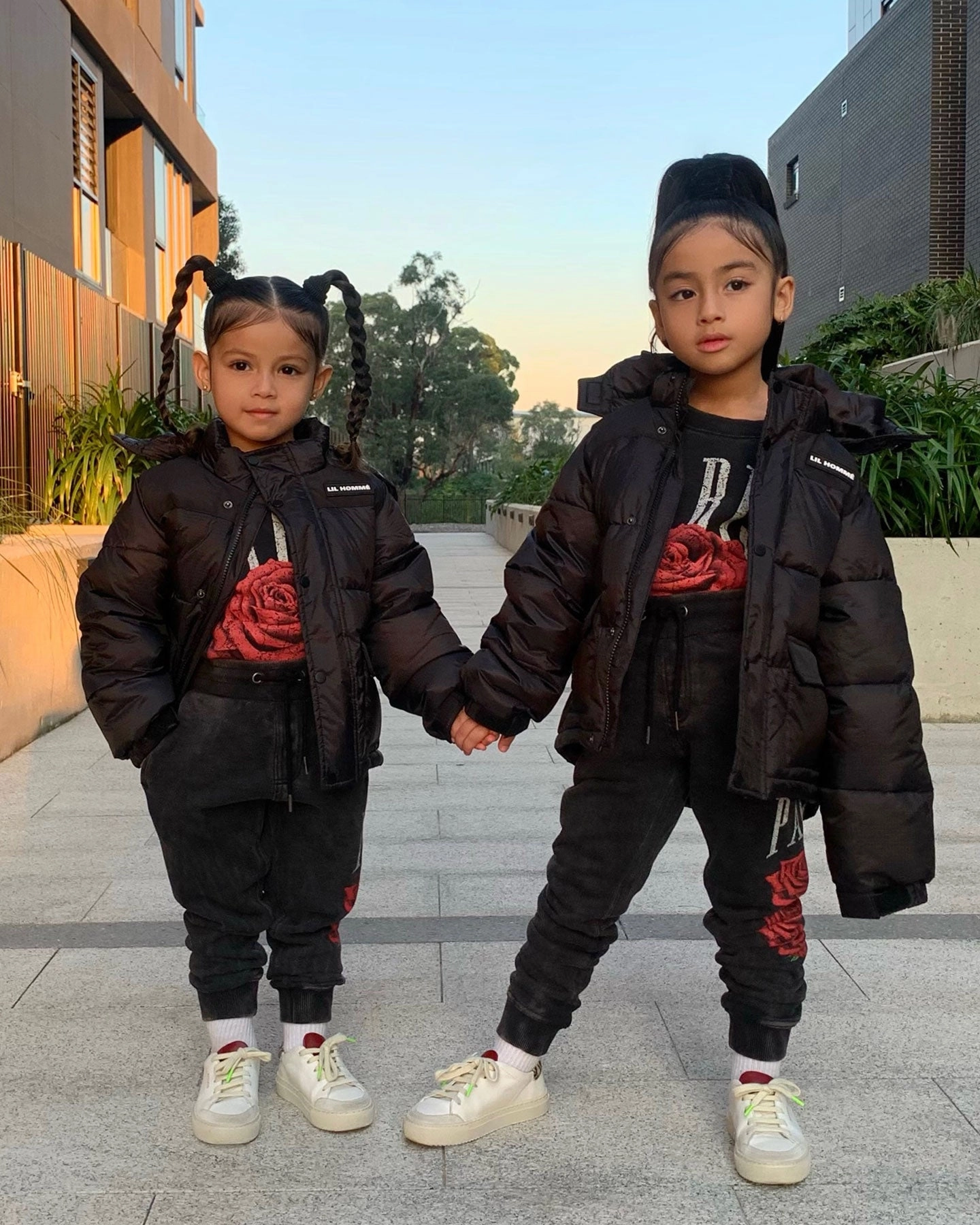 Lil Homme Kid's Roadman Puffer Jacket Black Fashion Ease Taste