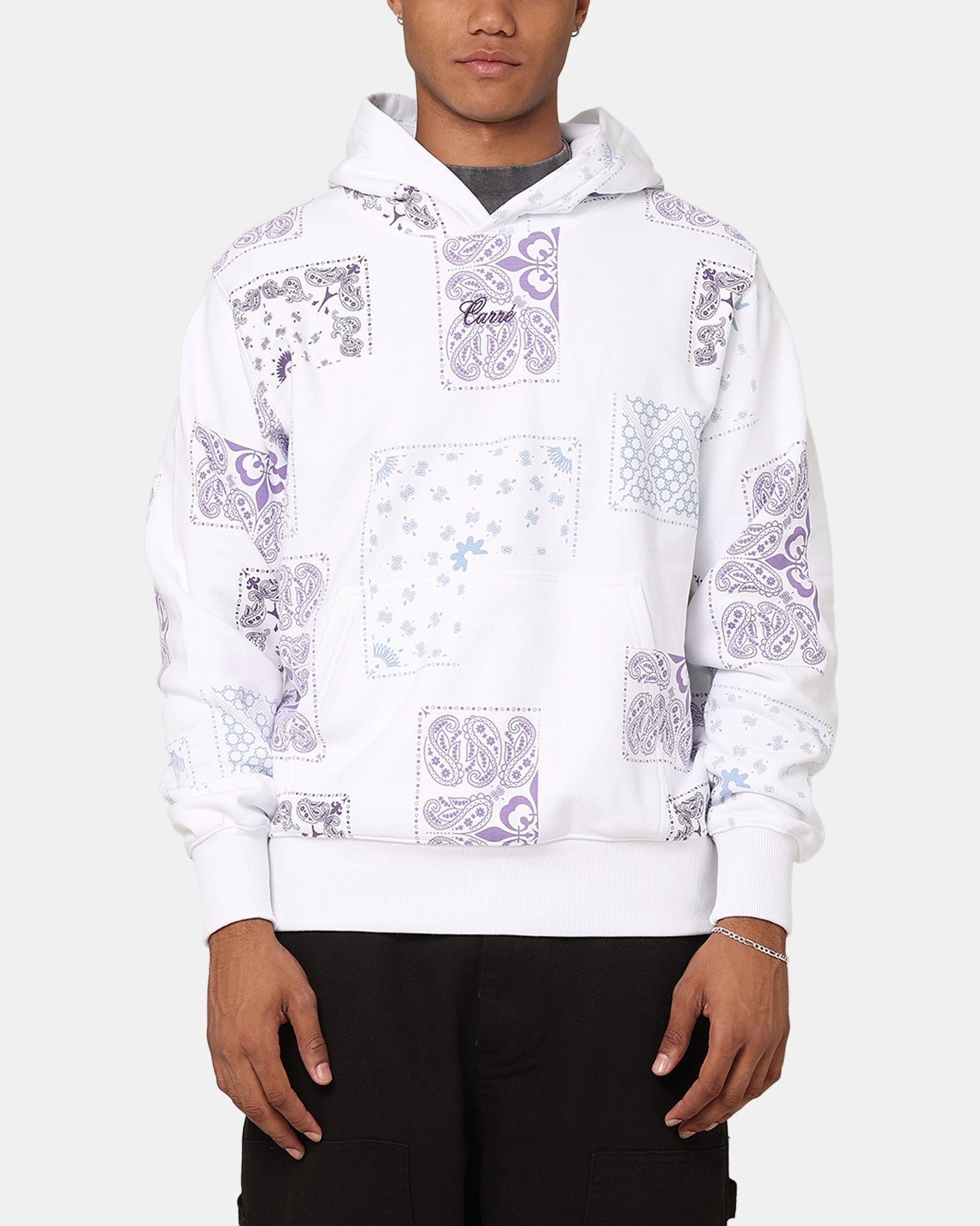 Legacy Carre Fragment Paisley Hoodie White