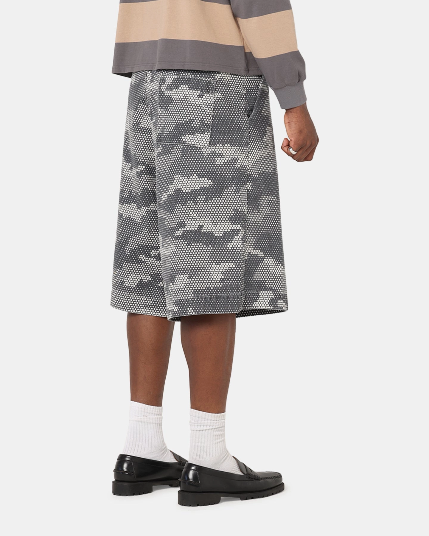 XXIII Wide Leg Denim Shorts Digi Camo Perfect Design Durable Fabric