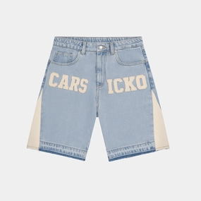 string venue Carsicko Denim Shorts - Blue