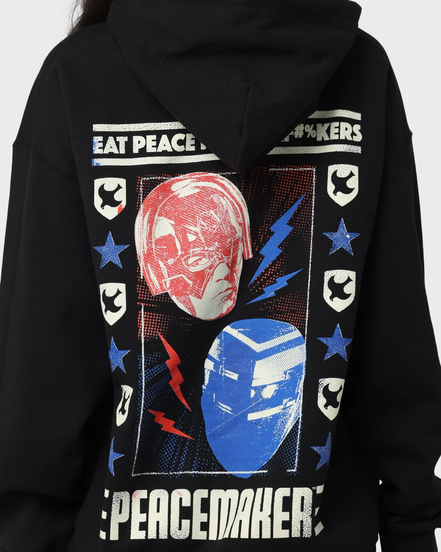Goat Crew X Peacemaker Eat Peace MF Hoodie Black Noise Free Material Walk