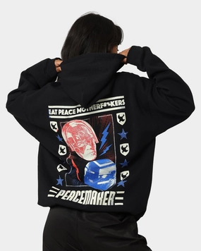 Durable Material Goat Crew X Peacemaker Eat Peace MF Hoodie Black