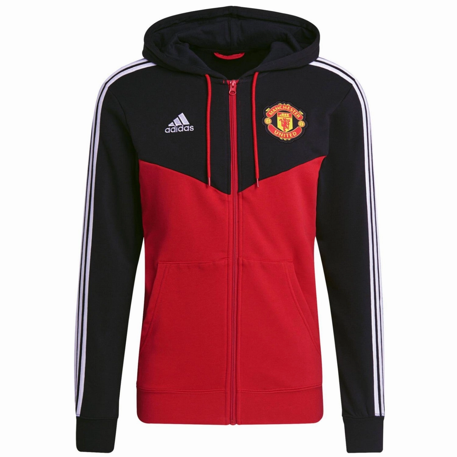 Manchester United Casual 3S hooded presentation jacket 2021/22 - Adidas Skating AthleticDurability