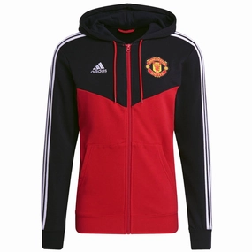 Manchester United Casual 3S hooded presentation jacket 2021/22 - Adidas Skating AthleticDurability