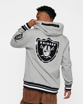 Pro Standard Las Vegas Raiders Pro Prep Hoodie Heather Grey/Black Esteem