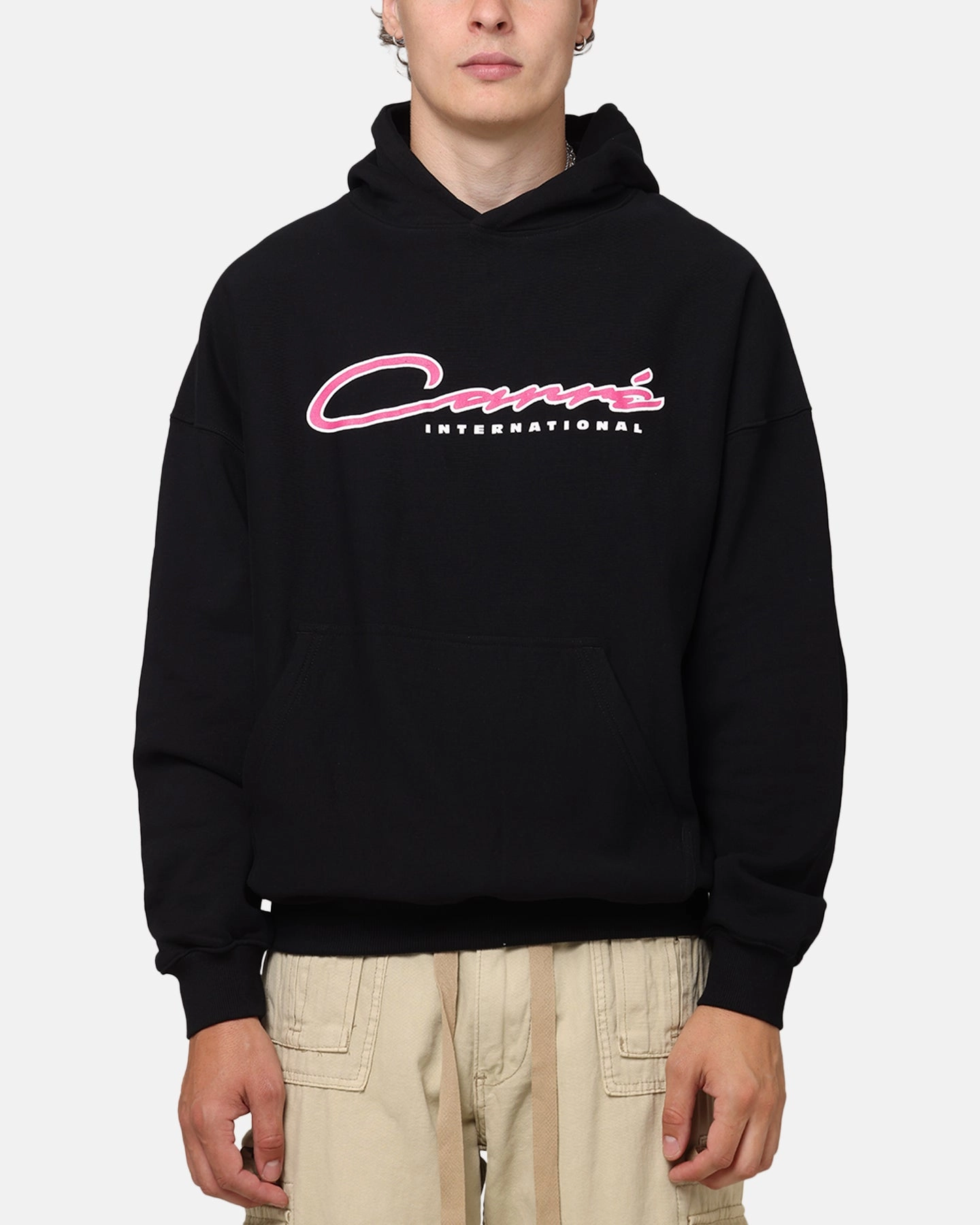 Carre Race Script Hoodie Black Selection