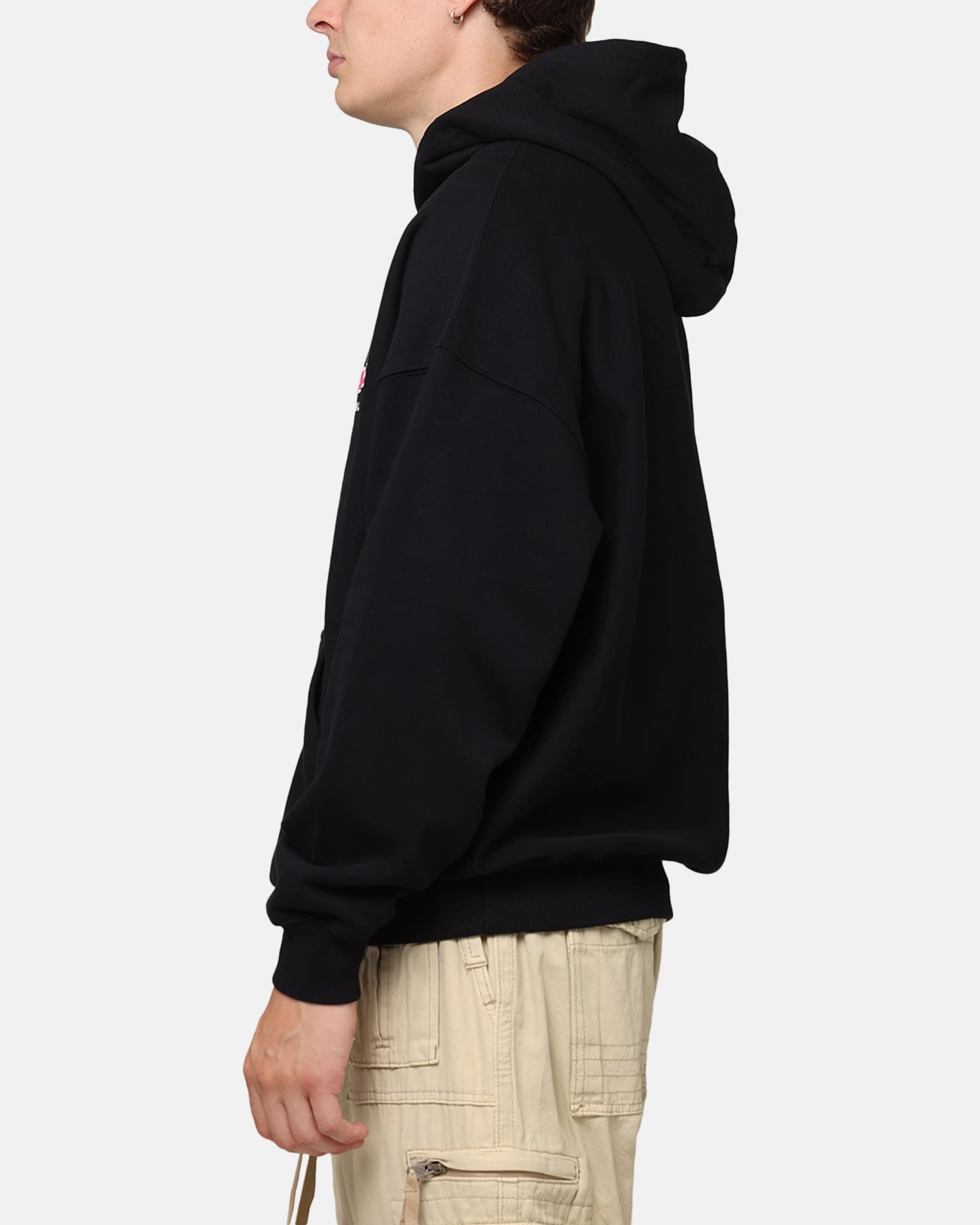 Cool Climate Carre Race Script Hoodie Black