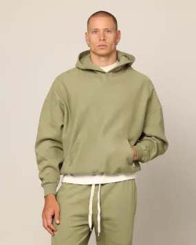 Carr?? Blanc Oversized Hoodie Military Admire High Neck Protection