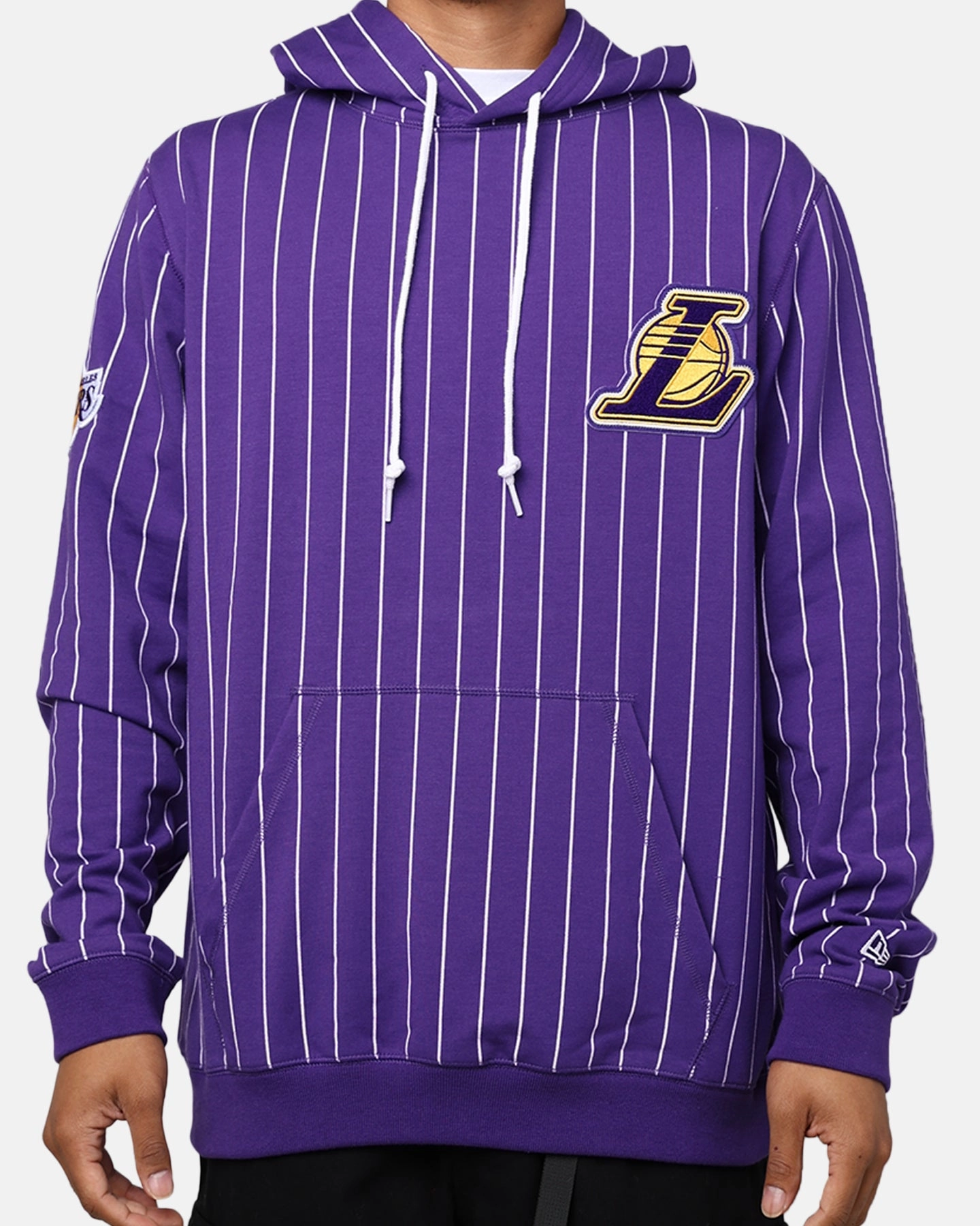 Versatile Layering Classic Jacket New Era Los Angeles Lakers Logo Select Hoodie OTC
