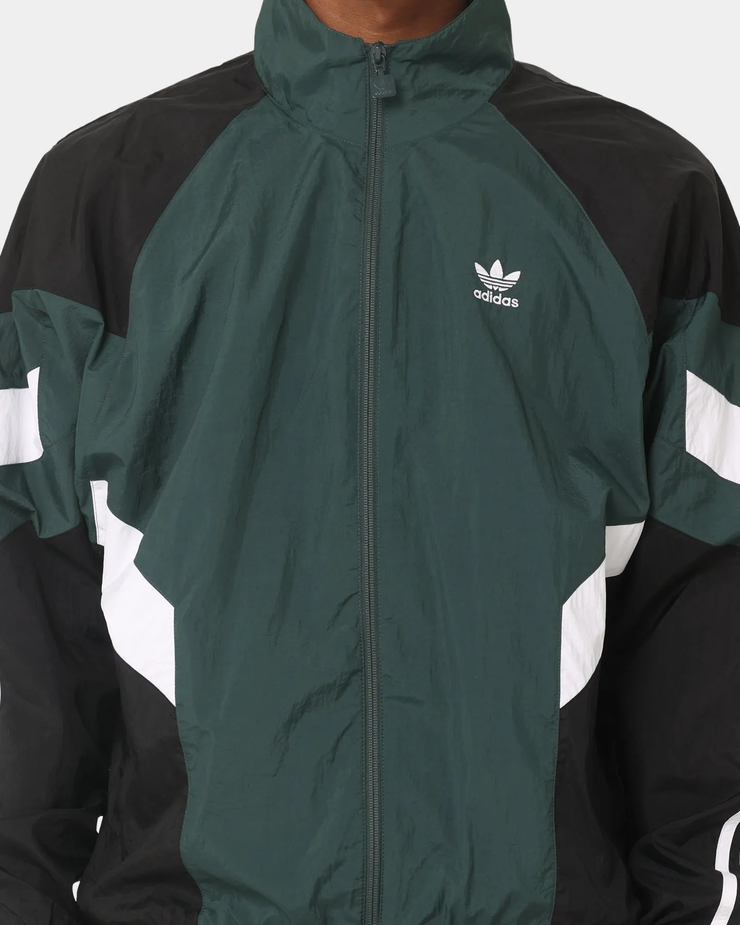 Puncture Resistant Material men Adidas Woven TT Jacket Mineral Green