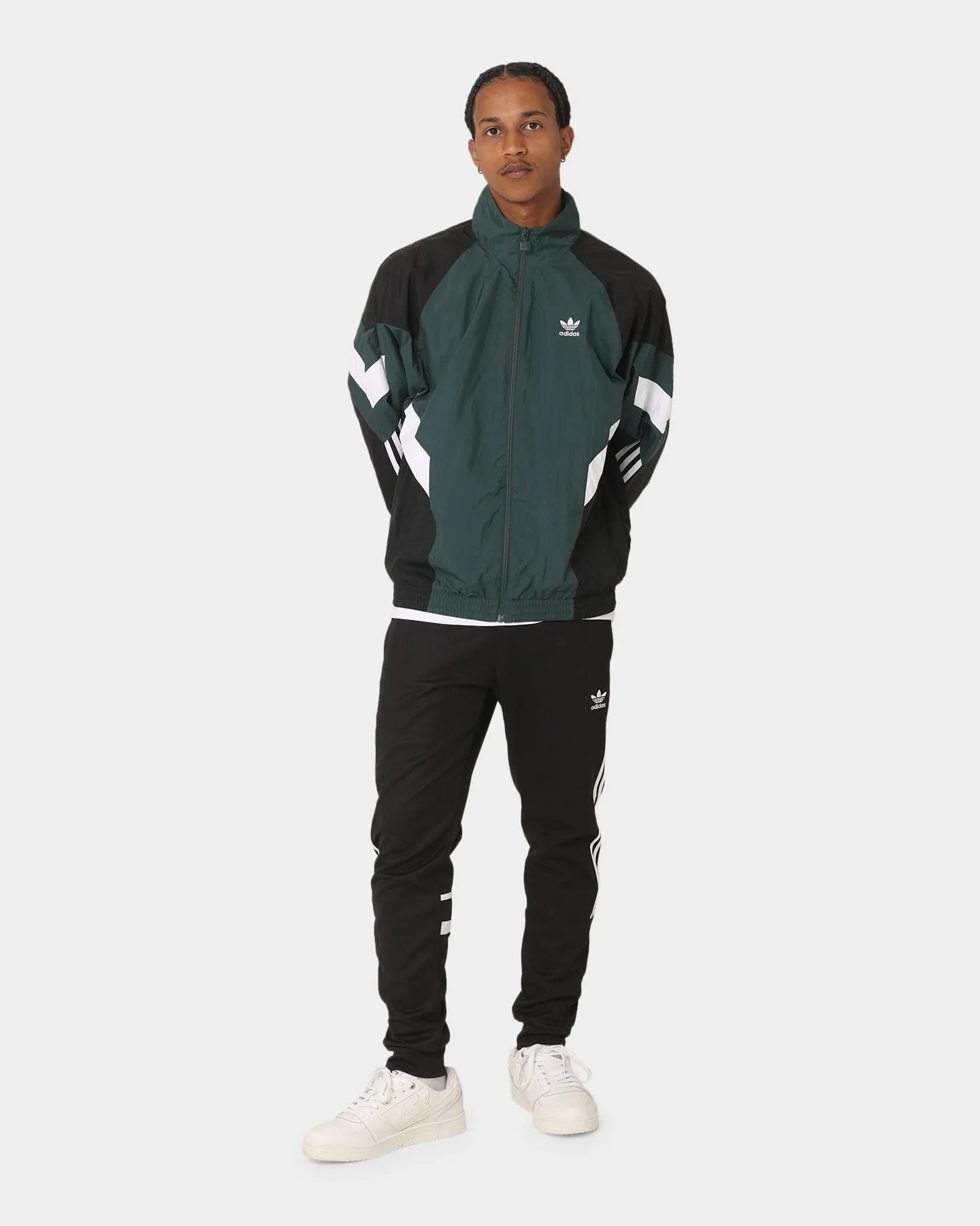 OdorControl Treatment Adidas Woven TT Jacket Mineral Green