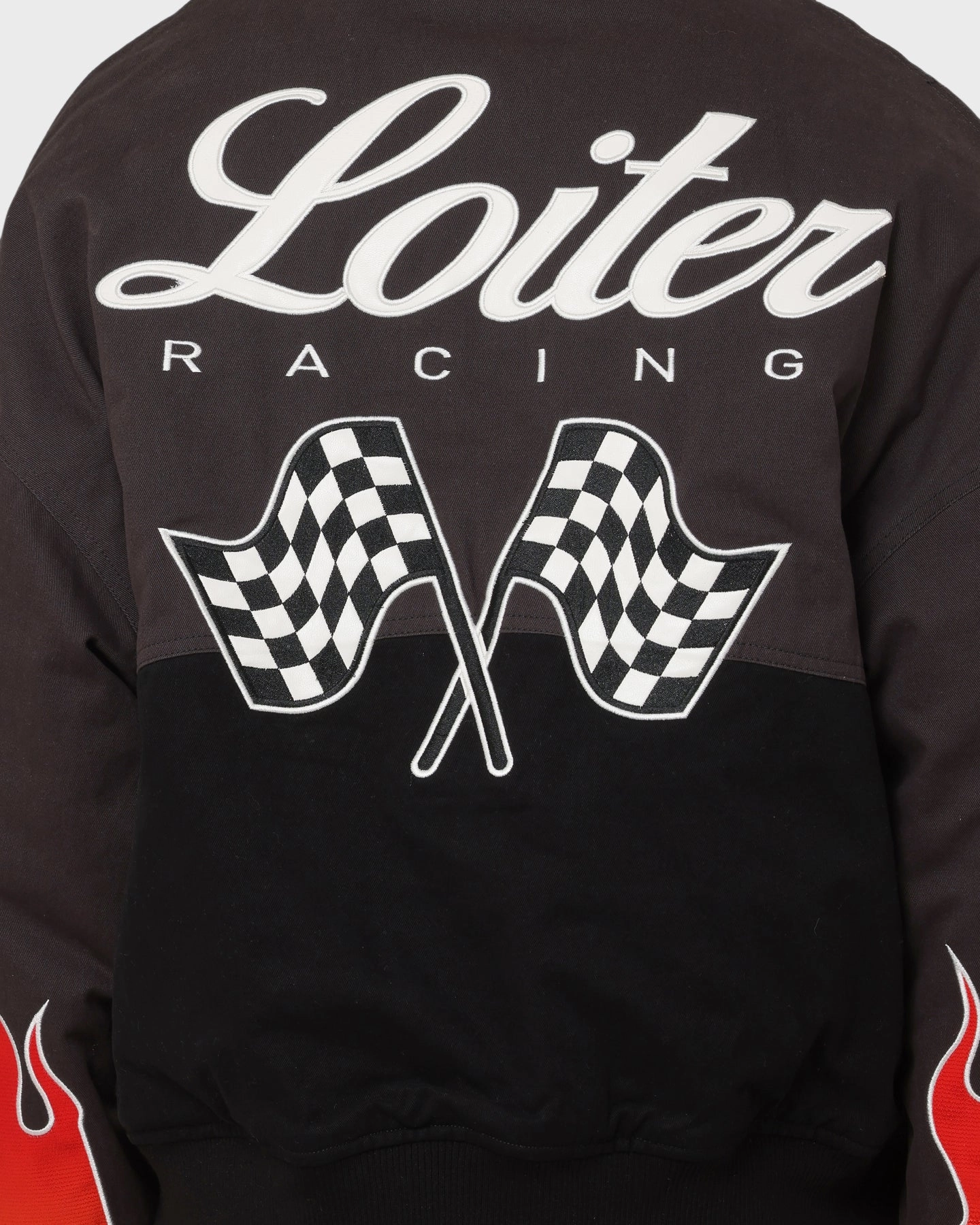 Secure Chest Pocket Loiter Daytona Motor Jacket Black