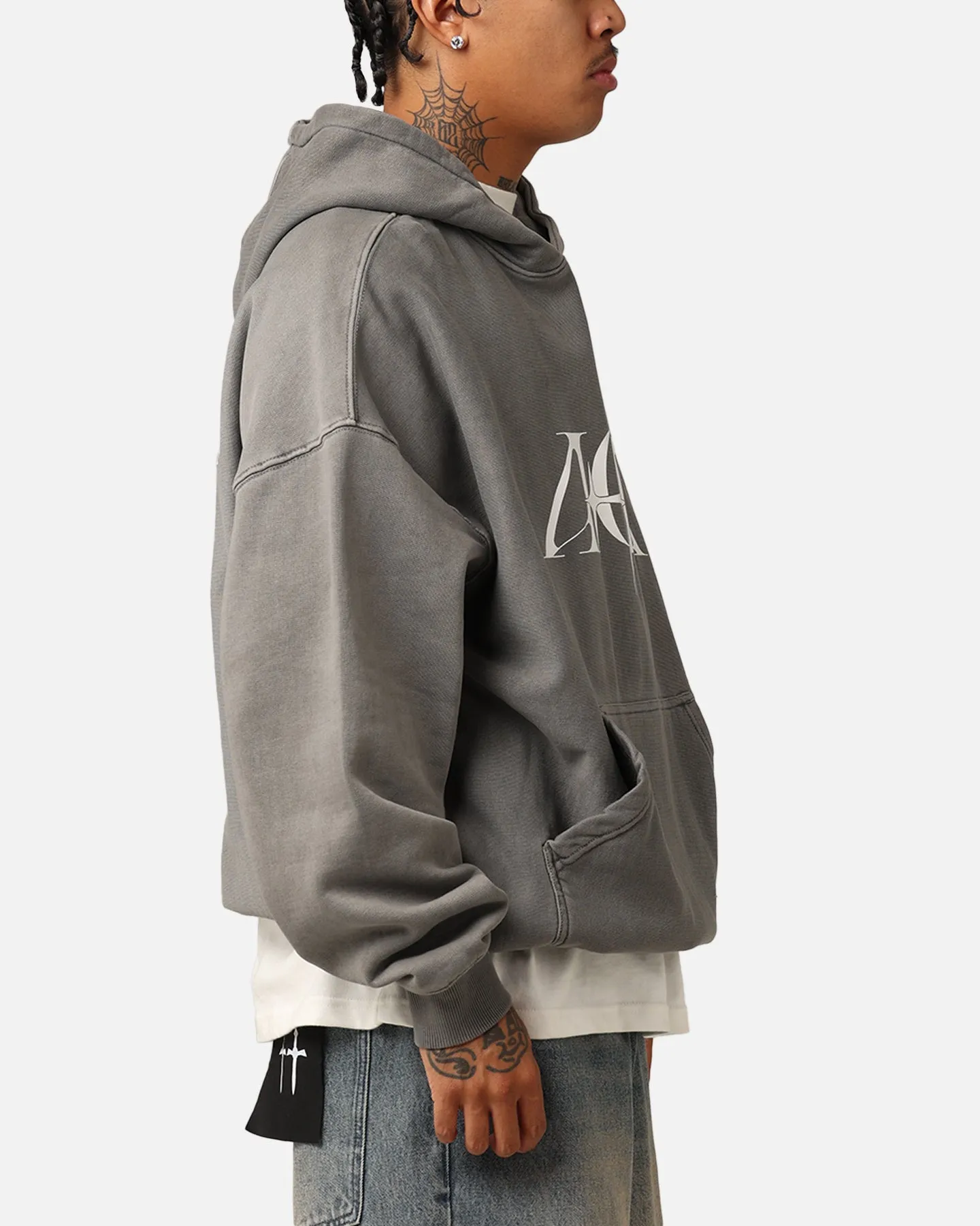 Denim Breathable Technology The Anti Order AOA Premium Hoodie Washed Charcoal