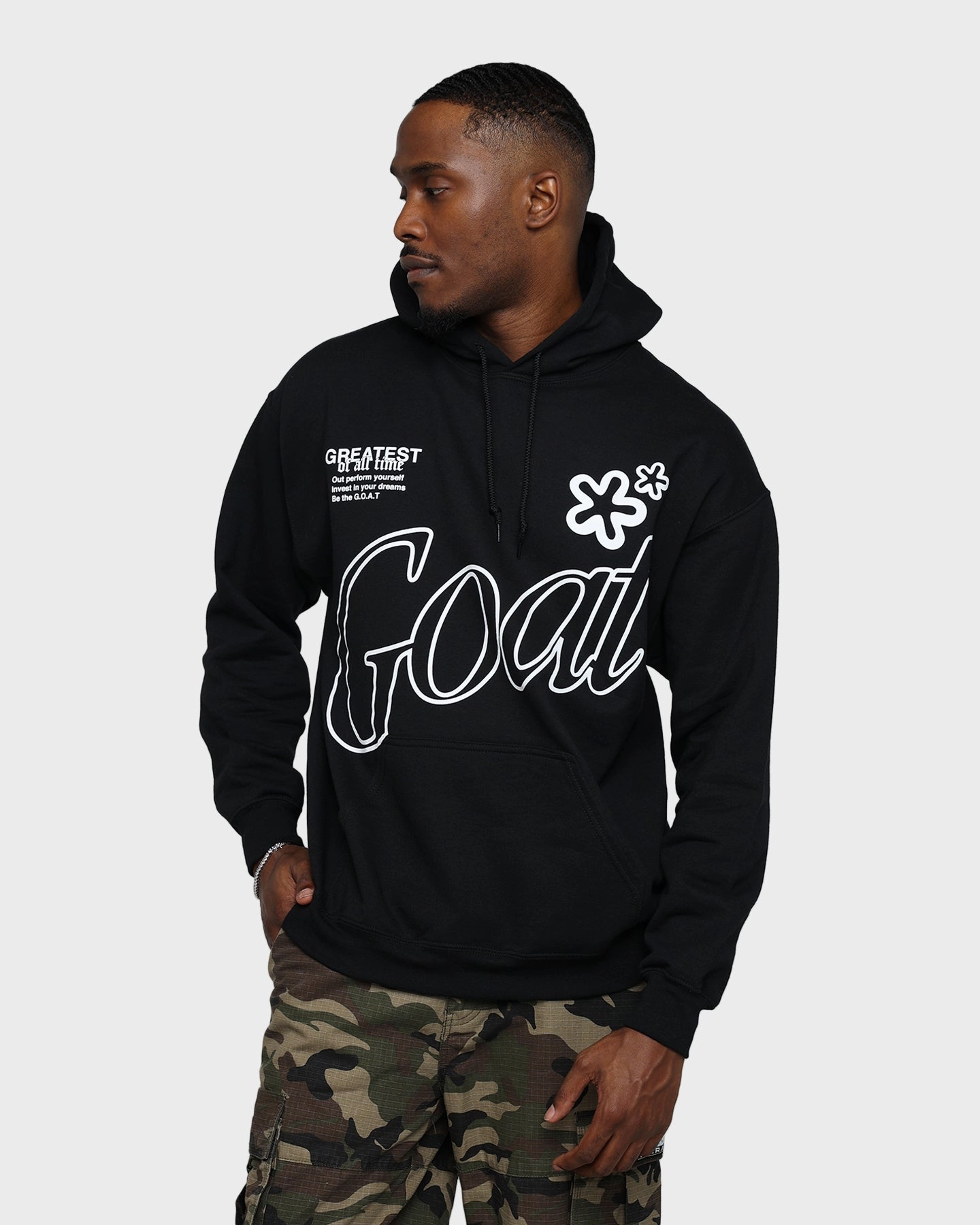 Goat Crew Holiday Mode Hoodie Black Praise