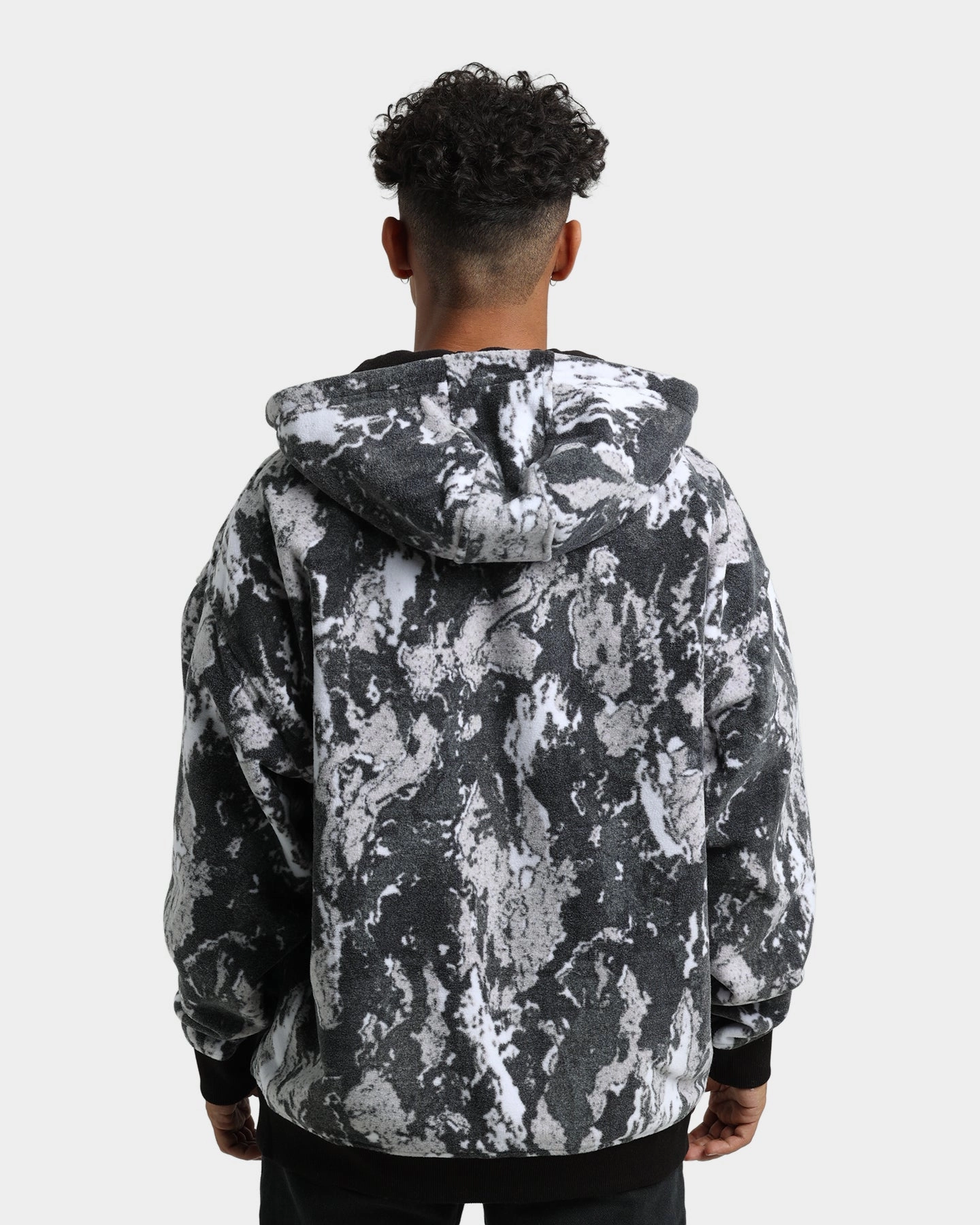 holiday Formal Style Tommy Jeans Camo Half Zip Hoodie Tonal Camo Print