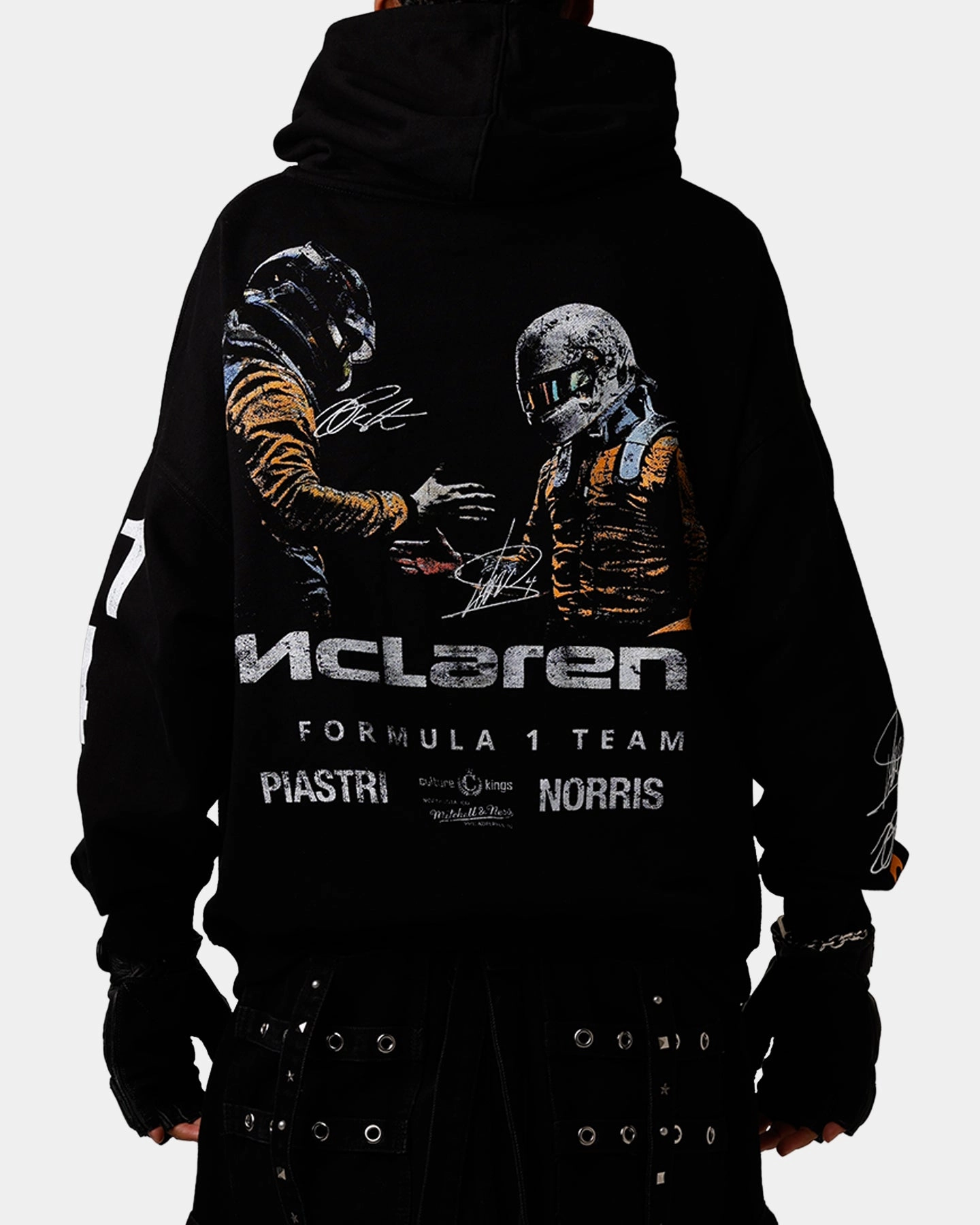 Casual Style Culture Kings X Mclaren 'Las Vegas Grand Prix 2024' Piastri And Norris Hoodie Black