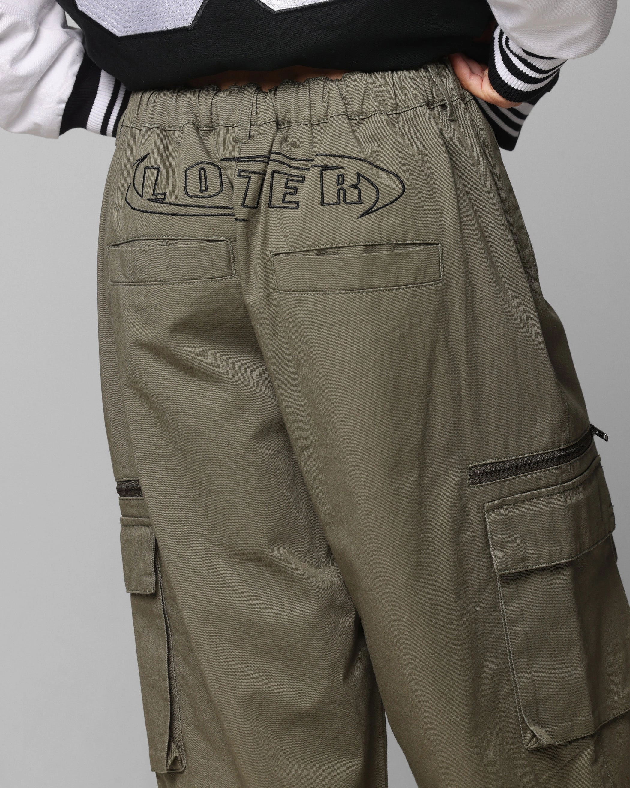 Loiter Shadow Cargo Pants Khaki Comfortable Layering