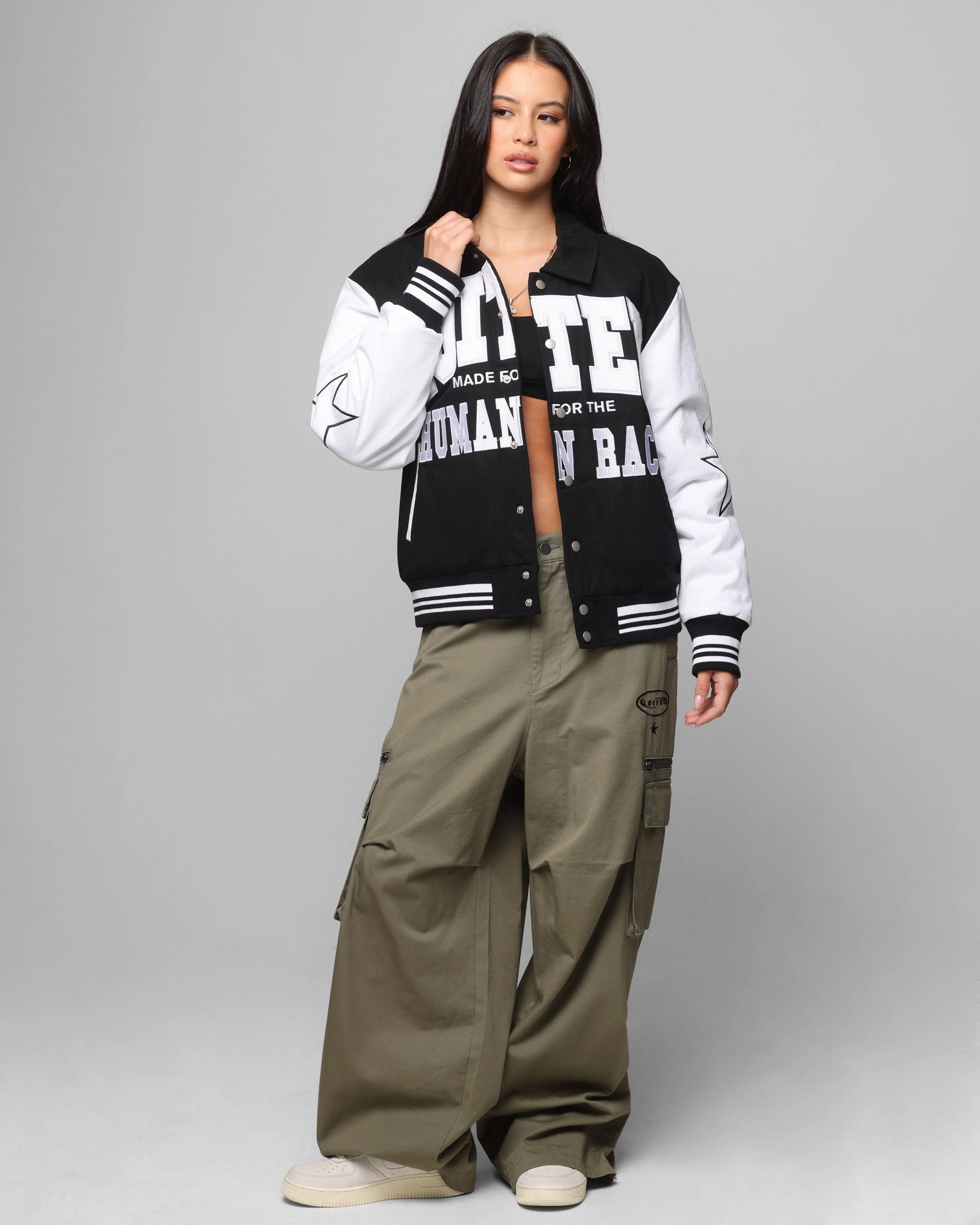 Loiter Shadow Cargo Pants Khaki Flattering Comfort Wear