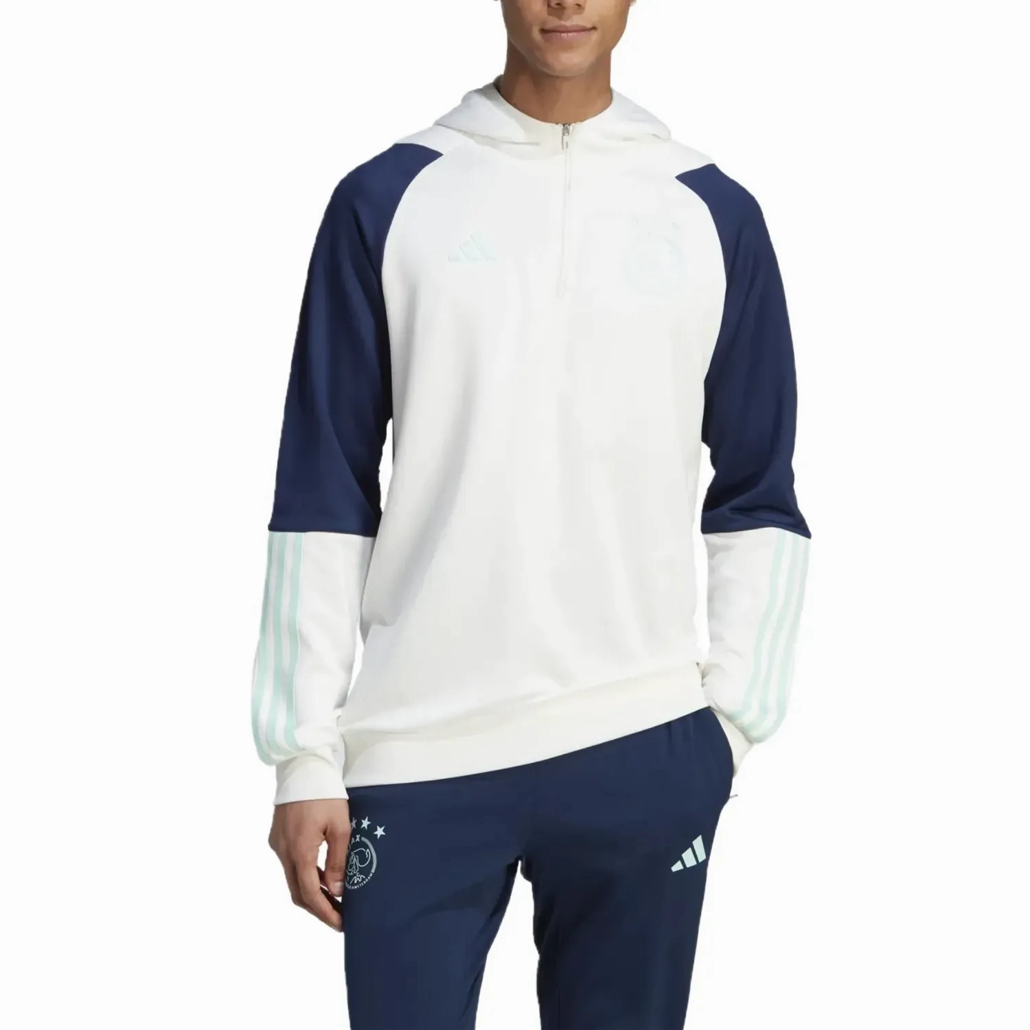 Ajax Amsterdam hooded training technical tracksuit 2023/24 - Adidas UltraStretch AntiChafe Design