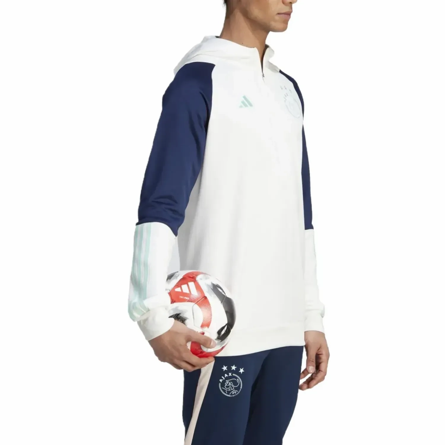 Ajax Amsterdam hooded training technical tracksuit 2023/24 - Adidas Free Motion Engineering All-Purpose Gear