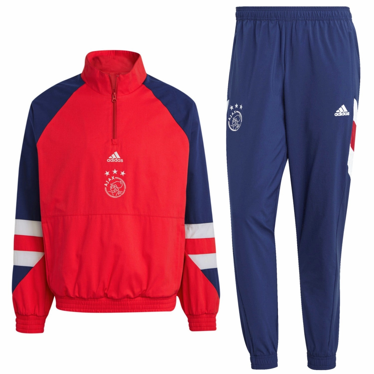 Ajax Amsterdam Icon fans presentation Soccer tracksuit 2023 - Adidas Sport-Friendly Design interest
