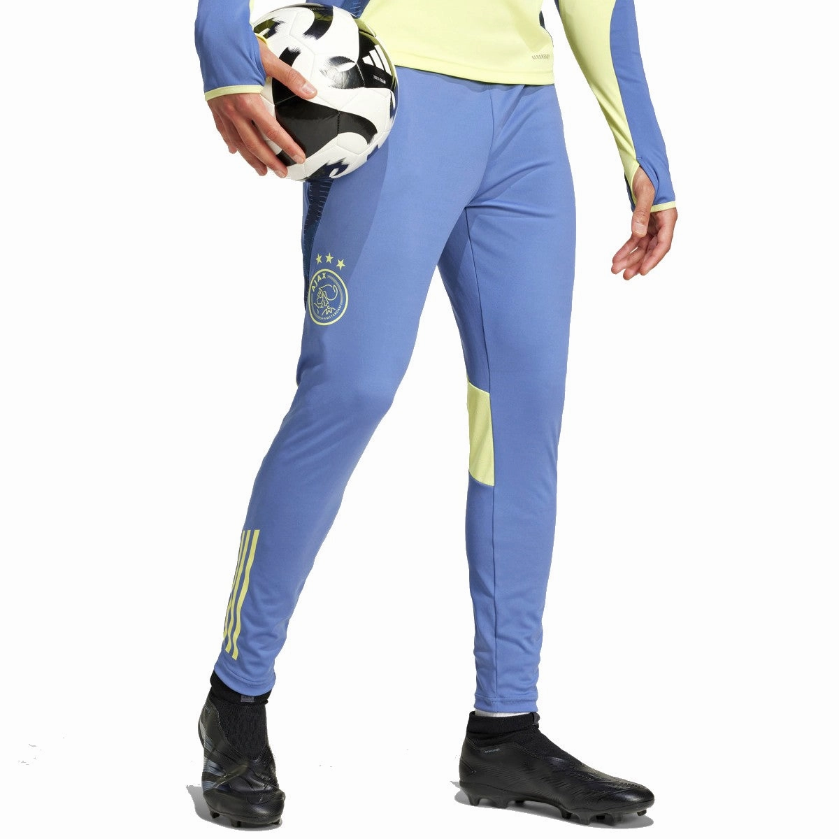 Ajax Amsterdam light blue training technical Soccer tracksuit 2024/25 - Adidas fashion-forward venue SeamFreeErgonomics