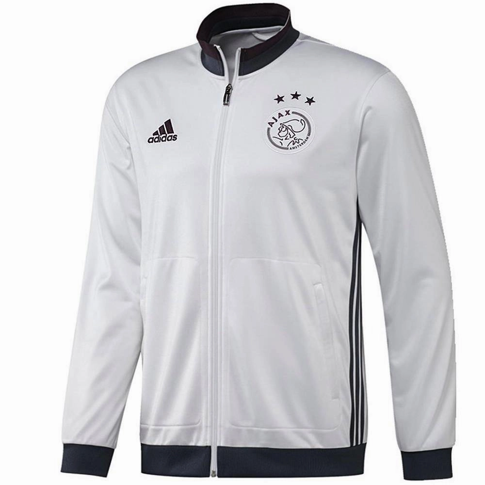 Ajax Amsterdam Training Soccer Tracksuit 2016/17 White - Adidas Polka dot patterns advertising
