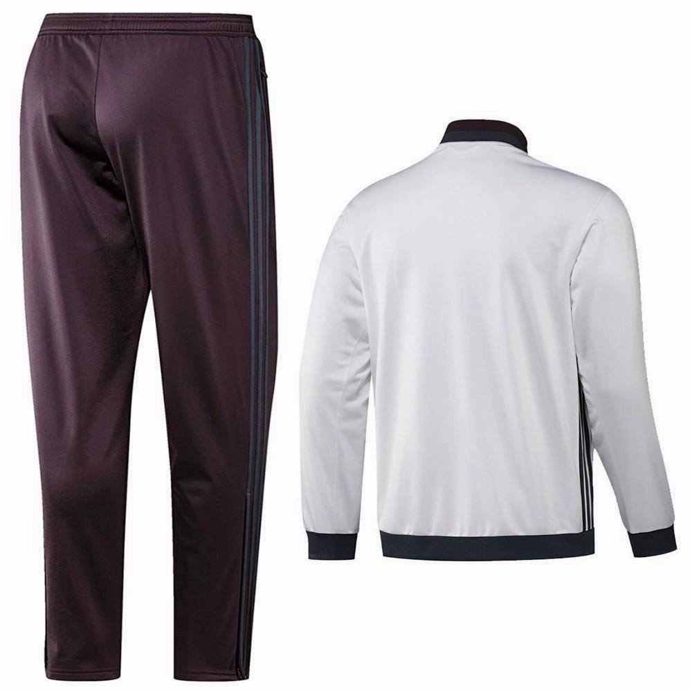 natural fabric UVProtective Coating Ajax Amsterdam Training Soccer Tracksuit 2016/17 White - Adidas