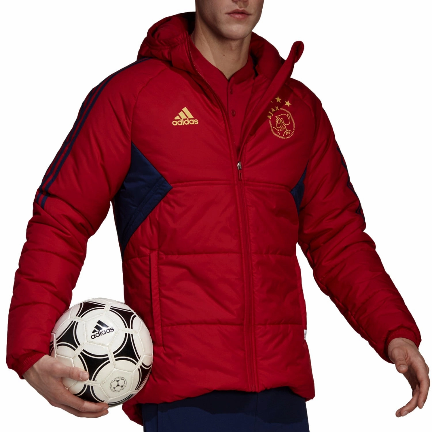 Traction Enhancement Pattern Ultimate Wear Ajax Amsterdam winter training bench jacket 2022/23 - Adidas